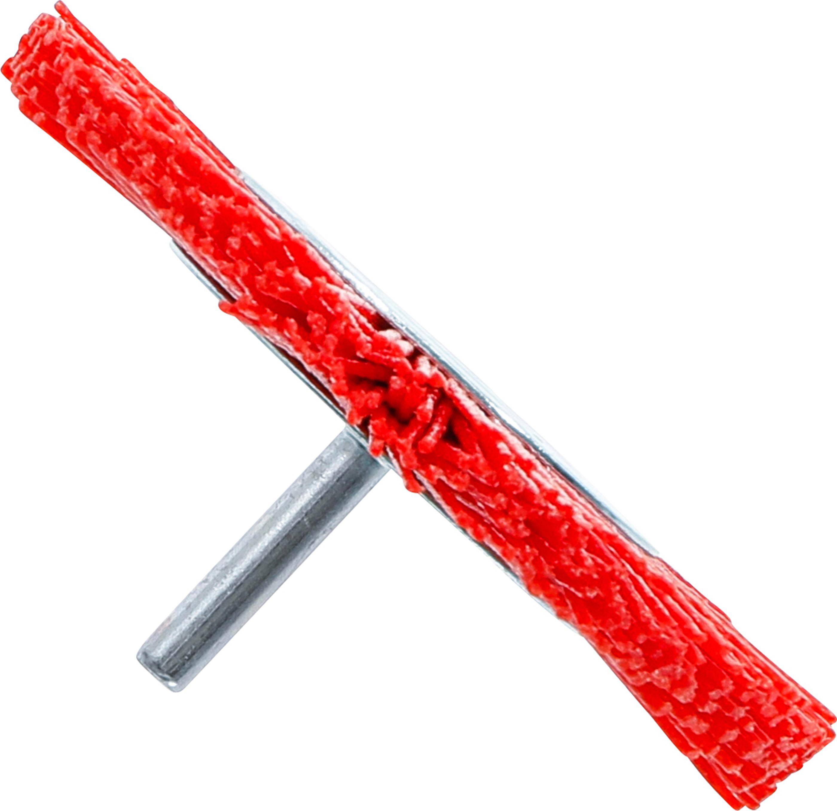 BGS technic Nylonbürste | 100 mm | 6 mm Schaft