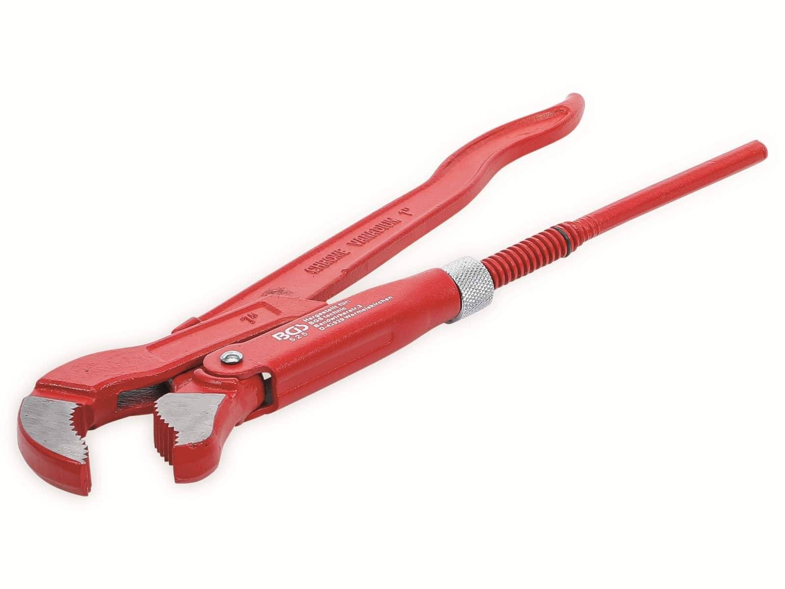 BGS TECHNIC Eckrohrzange 525, 1", S-Maul, 320 mm
