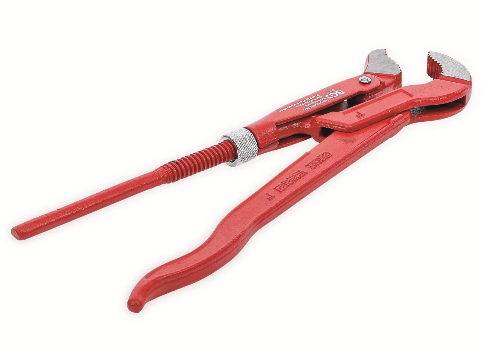 BGS TECHNIC Eckrohrzange 525, 1", S-Maul, 320 mm