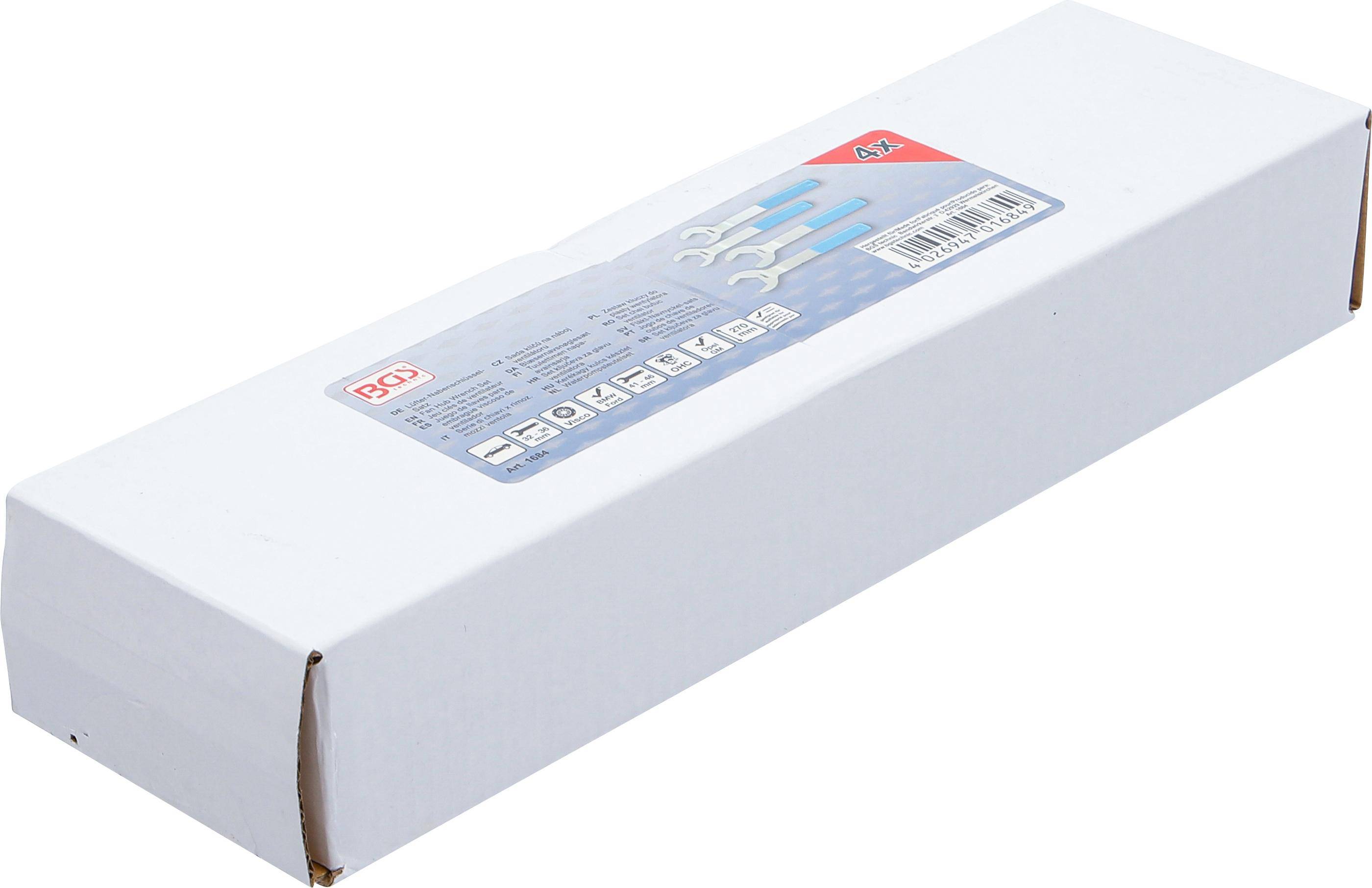 BGS Lfter-Nabenschlssel-Satz | 4-tlg.