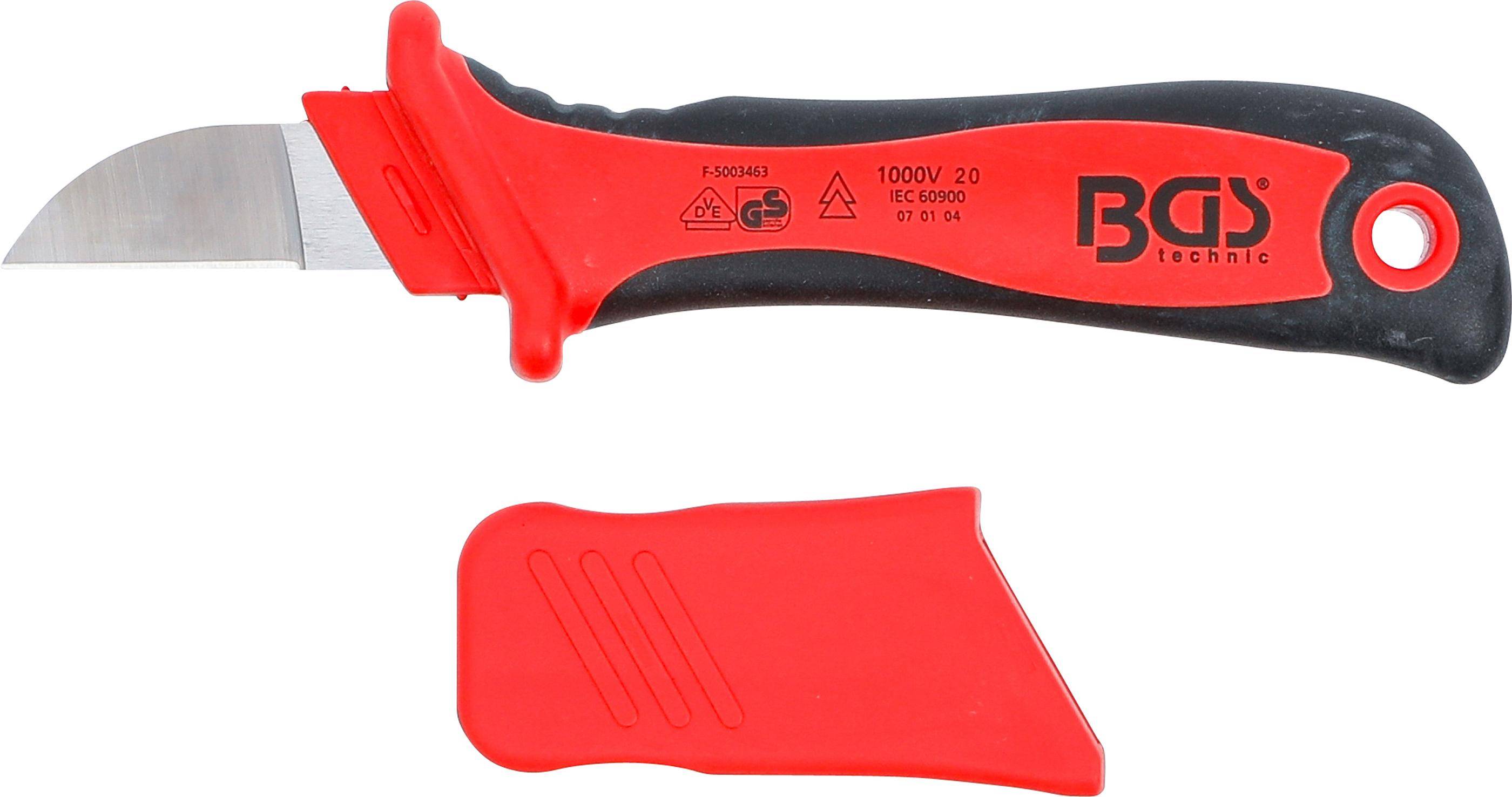 BGS technic VDE-Kabelmesser mit Abrutsch-Schutz