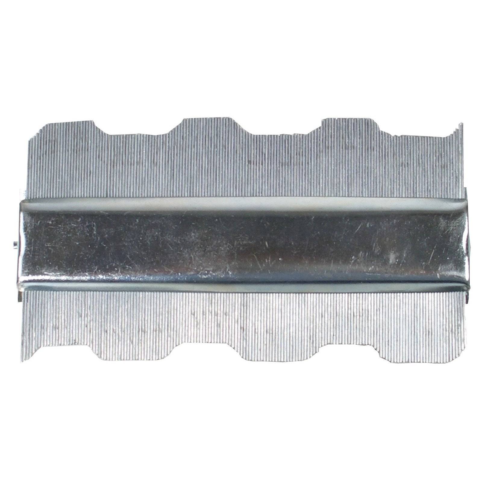 Ein Konturübertragungsmessgerät mit Stifte, das zum Kopieren von Formen und Profilen für Holzarbeiten oder Fliesenverlegung verwendet wird.