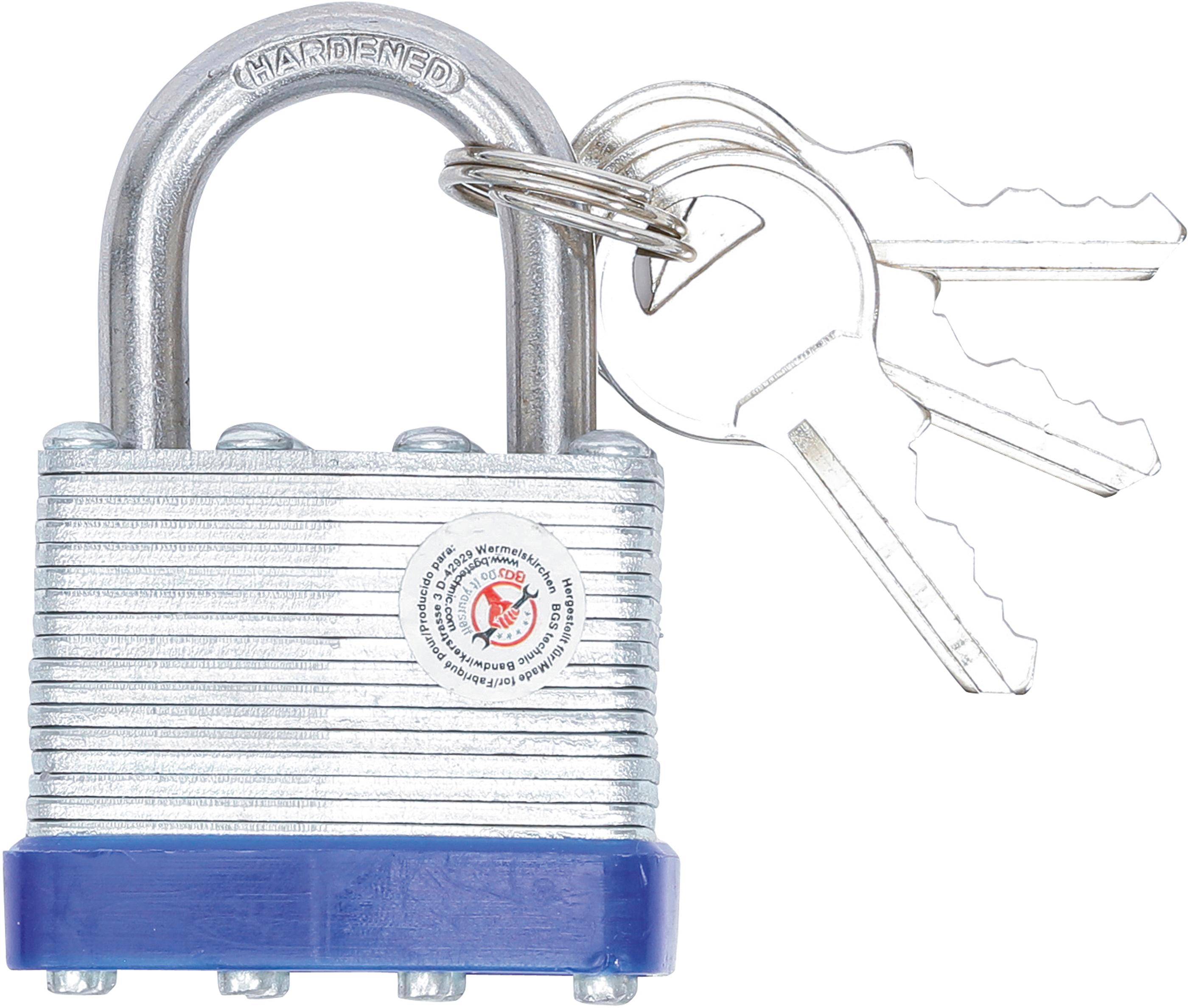 BGS Do It Yourself Sicherheits-Vorhängeschloss | 40 mm