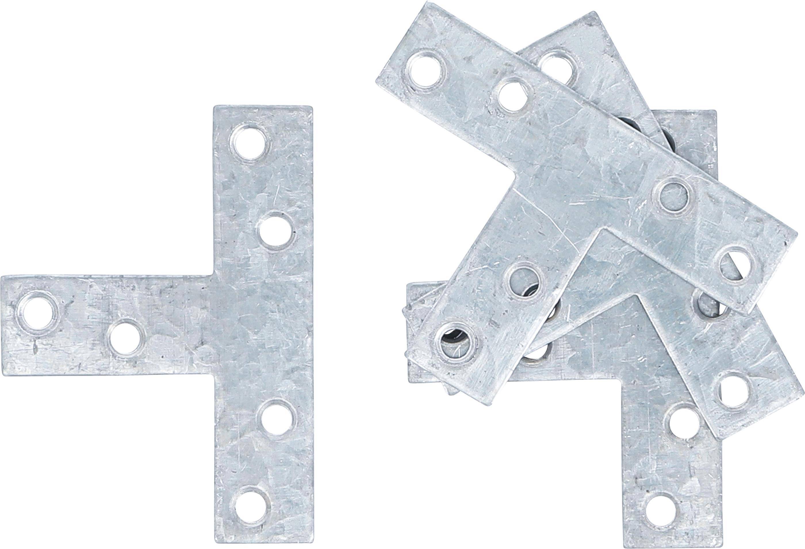 BGS Diy T-Winkel | 70 x 50 x 16 mm | 4-tlg.