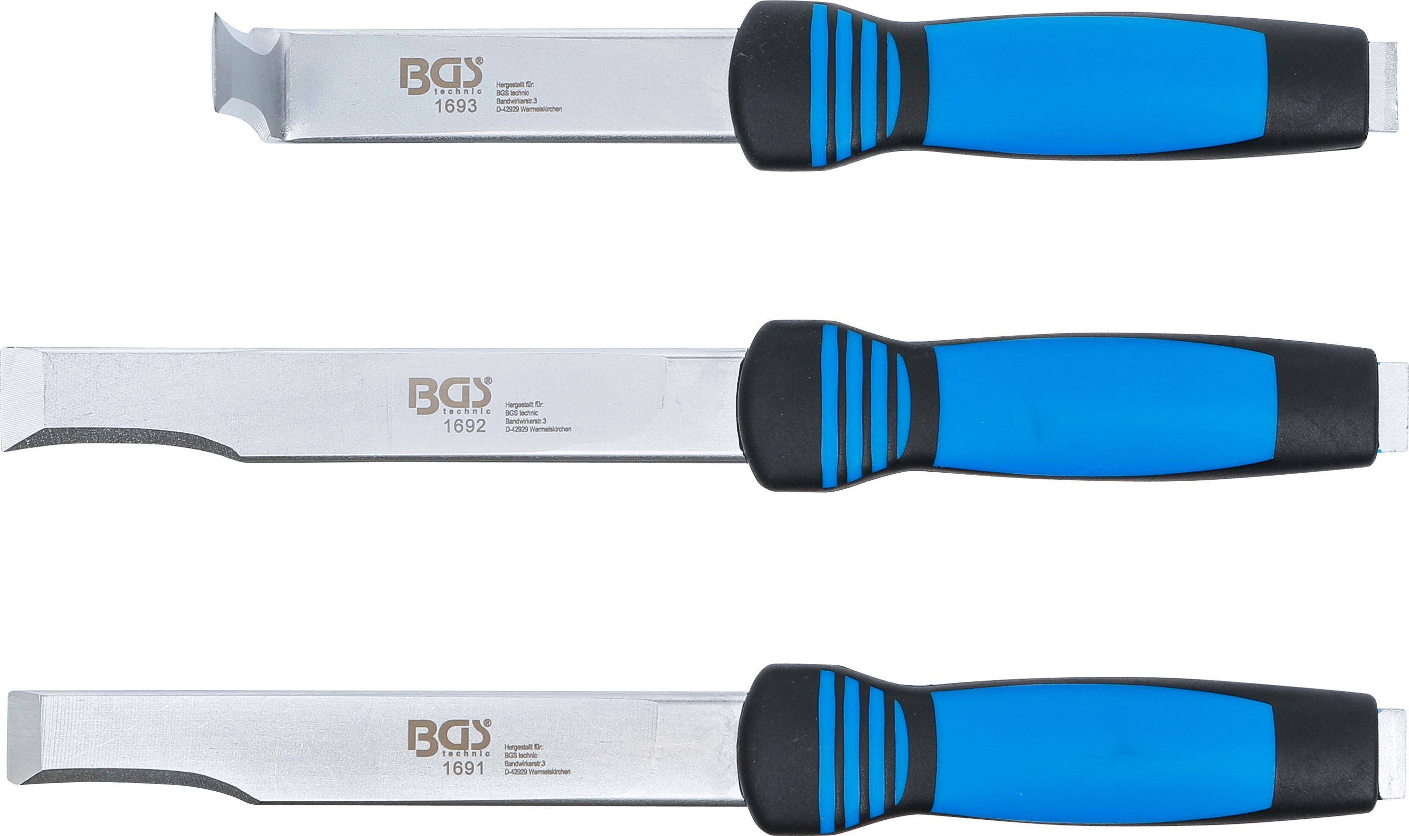 BGS technic Karosserie-Trennmeißel-Satz | 3-tlg.