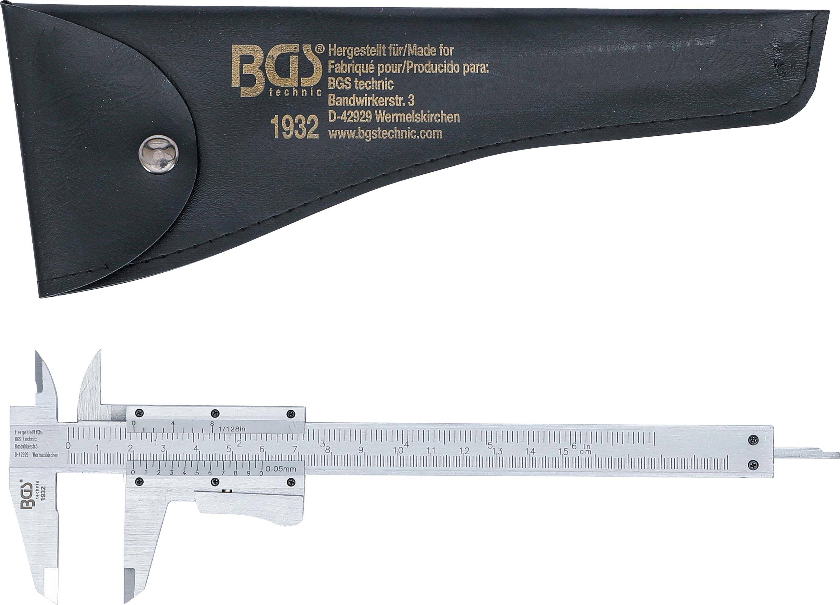 BGS technic Präzisions-Messschieber | 0 - 150 mm