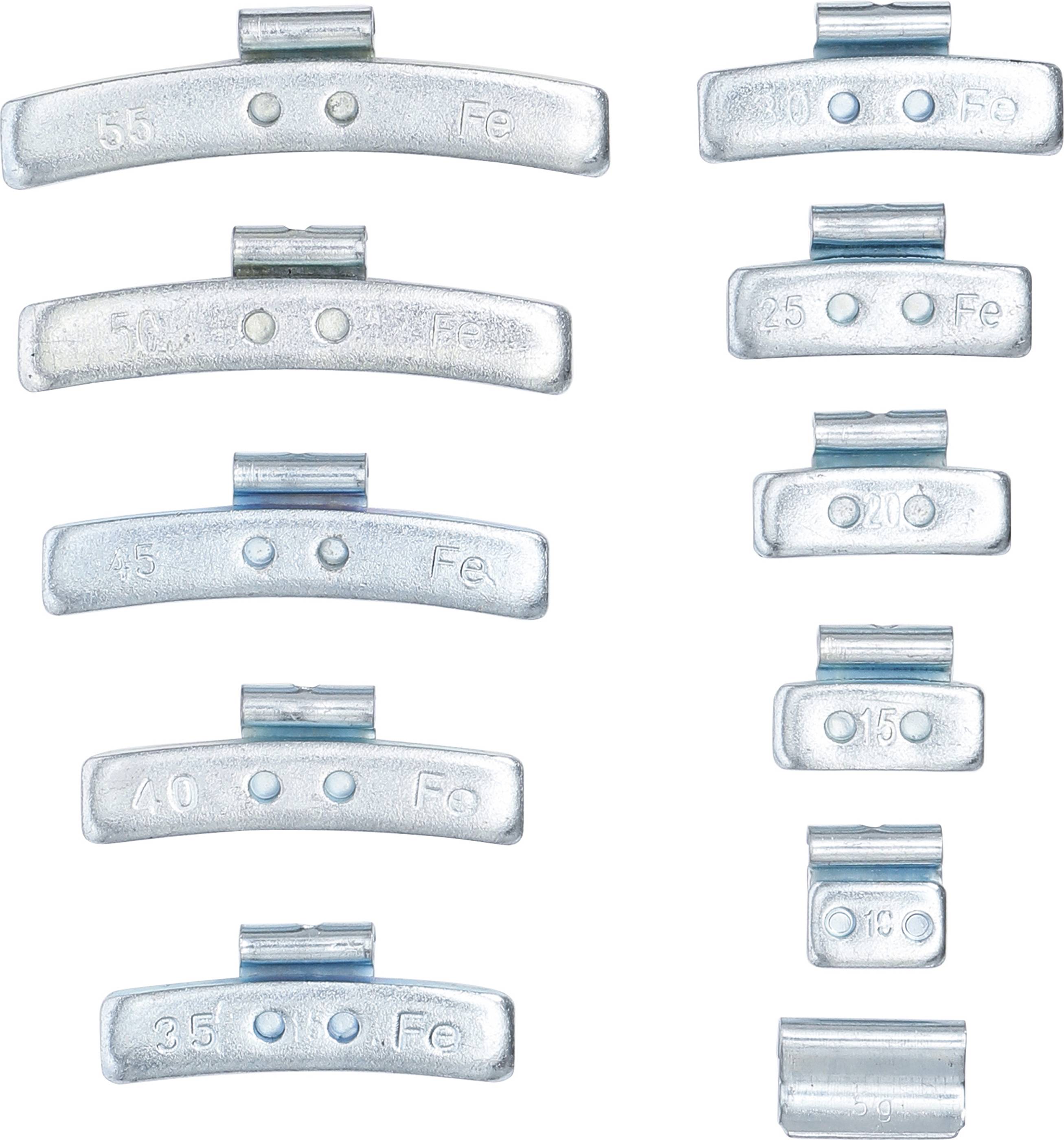 BGS technic Auswuchtgewichte-Sortiment | 36-tlg.