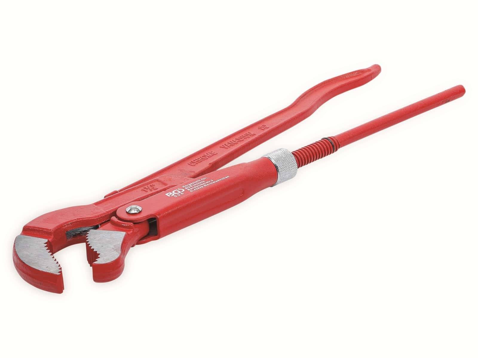 BGS TECHNIC Eckrohrzange 526, 1,5", S-Maul, 425 mm