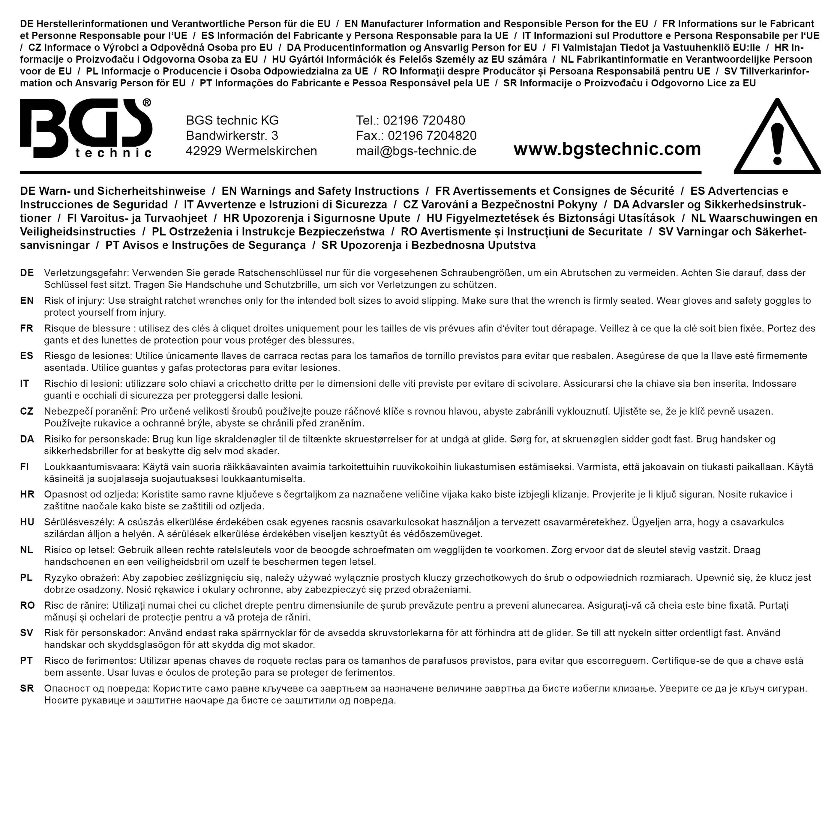 BGS Ratschenring-Maulschlssel | SW 13 mm