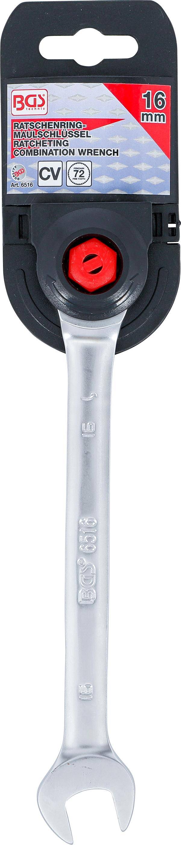 BGS Ratschenring-Maulschlüssel | SW 16 mm