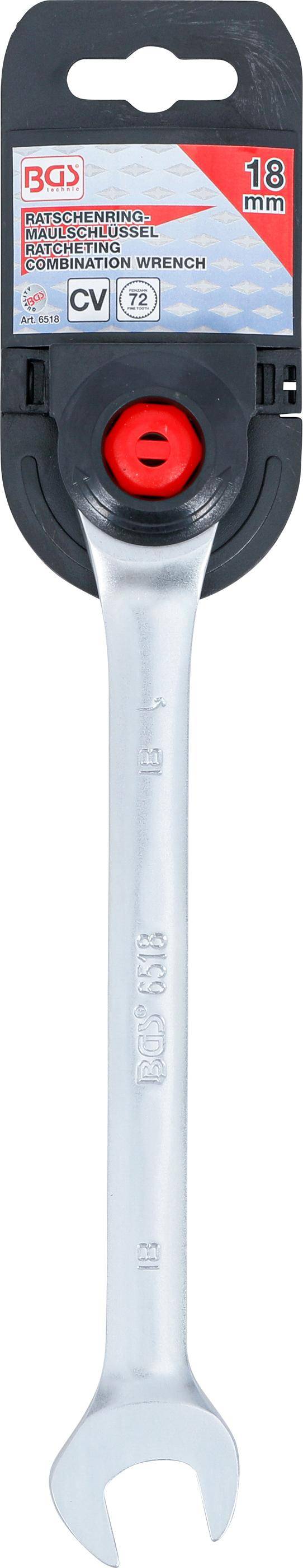 BGS Ratschenring-Maulschlüssel | SW 18 mm