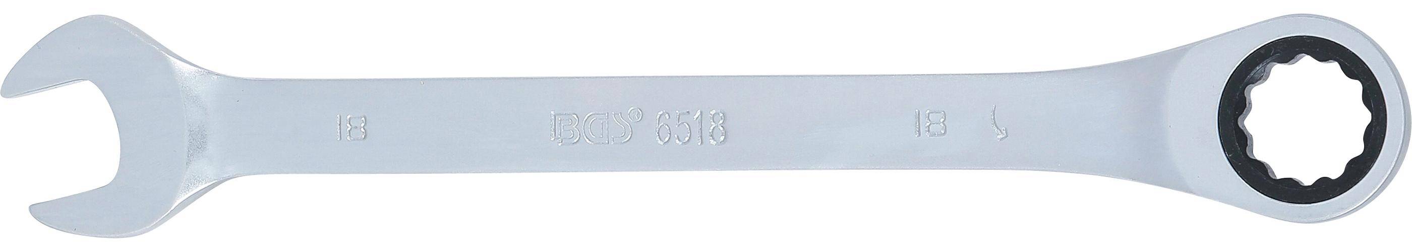 BGS Ratschenring-Maulschlüssel | SW 18 mm