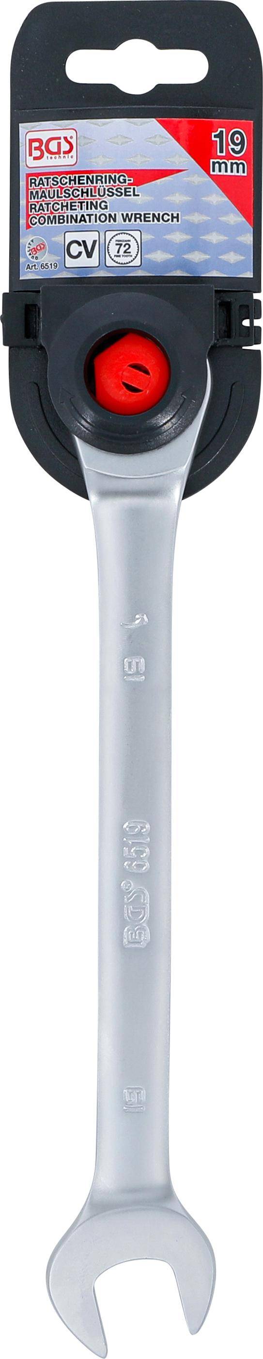 BGS Ratschenring-Maulschlssel | SW 19 mm