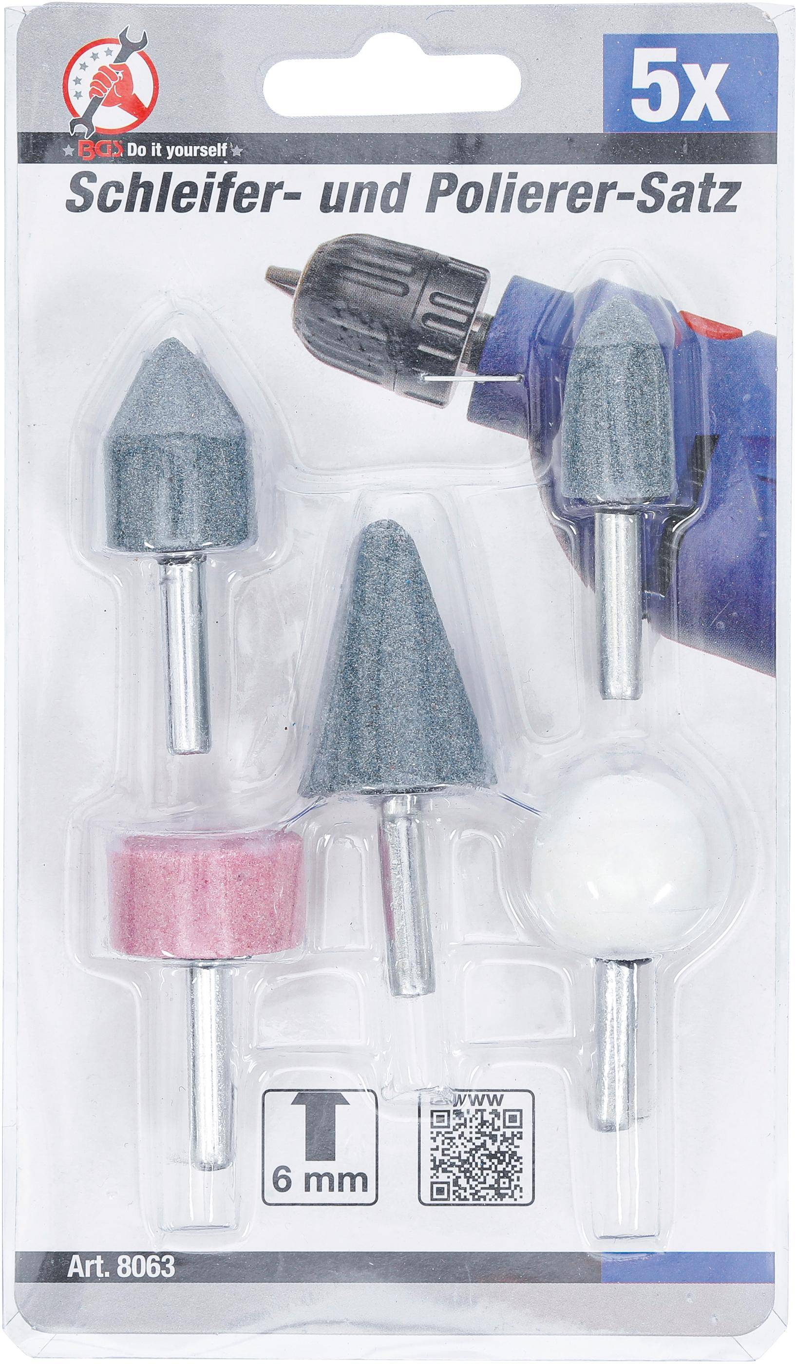 BGS Do It Yourself Schleifer- und Polierer-Satz | 5-tlg.