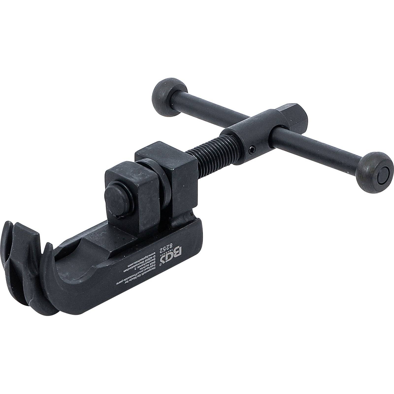 Metallkettentrenner-Werkzeug mit Griff und verstellbarer Schraubenmechanik, verwendet zum Schneiden oder Durchtrennen von Ketten.