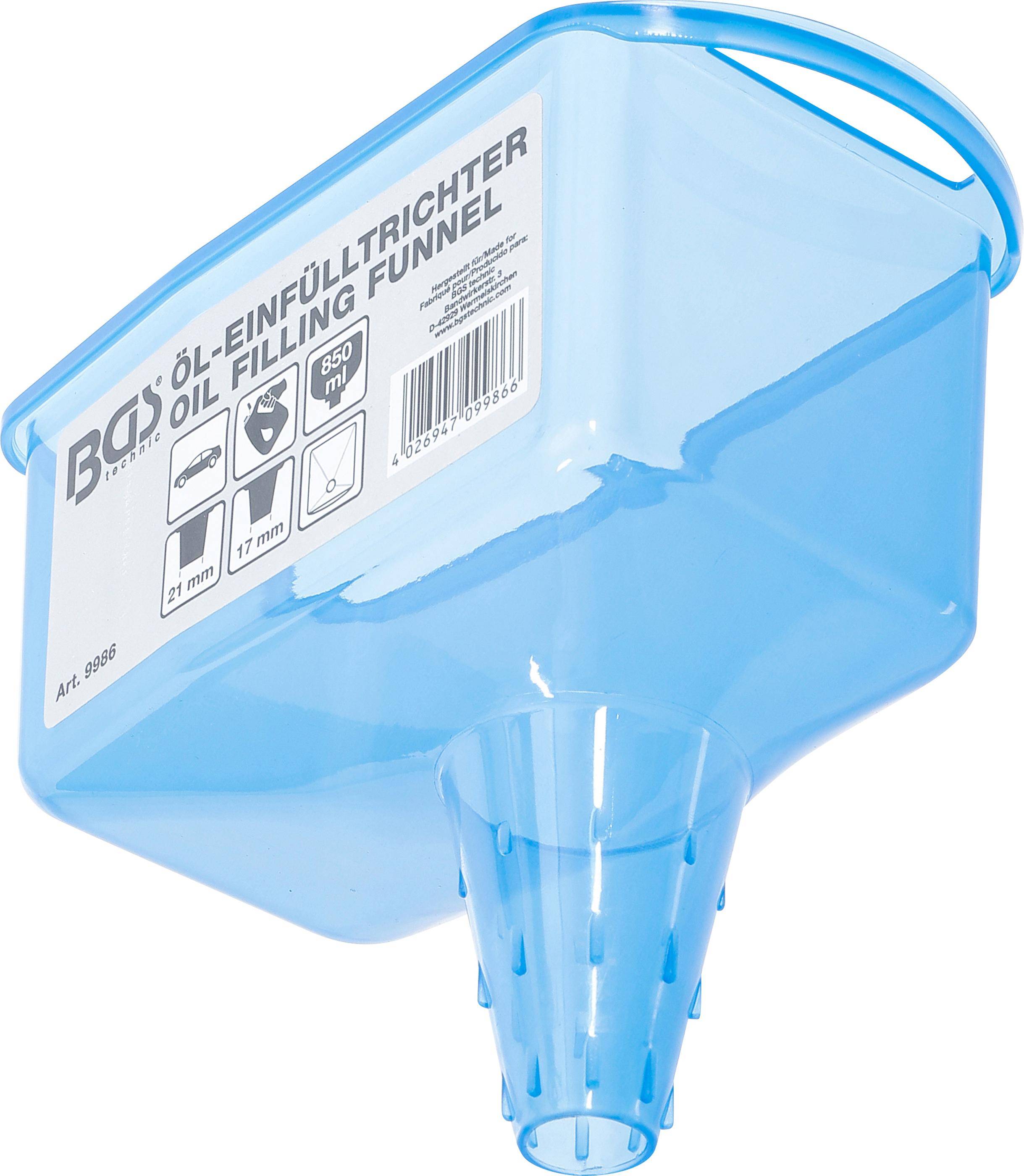 BGS technic Öl-Einfülltrichter | 850 ml Reservoir