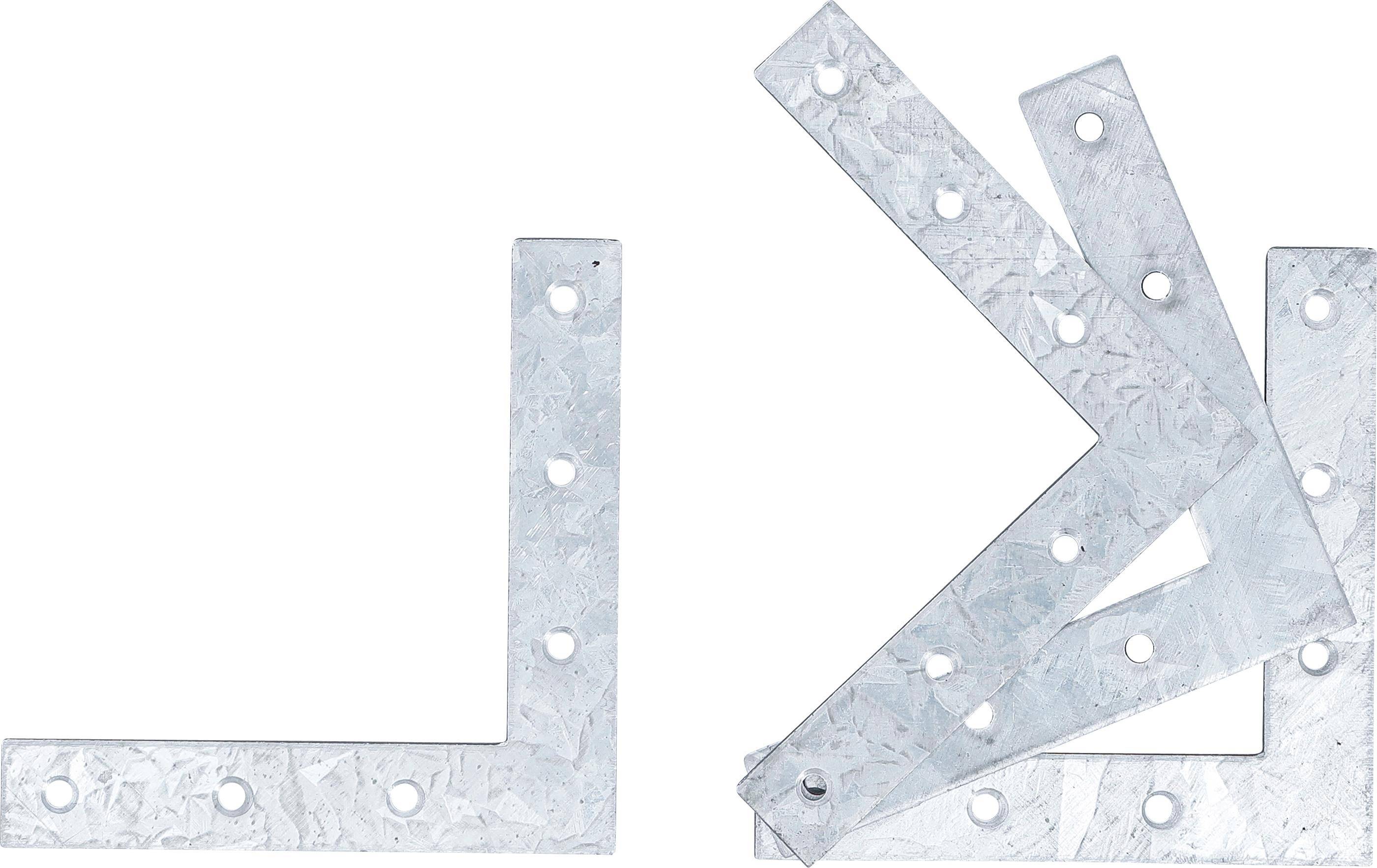 BGS Diy L-Winkel | 100 x 100 x 15 mm | 4-tlg.