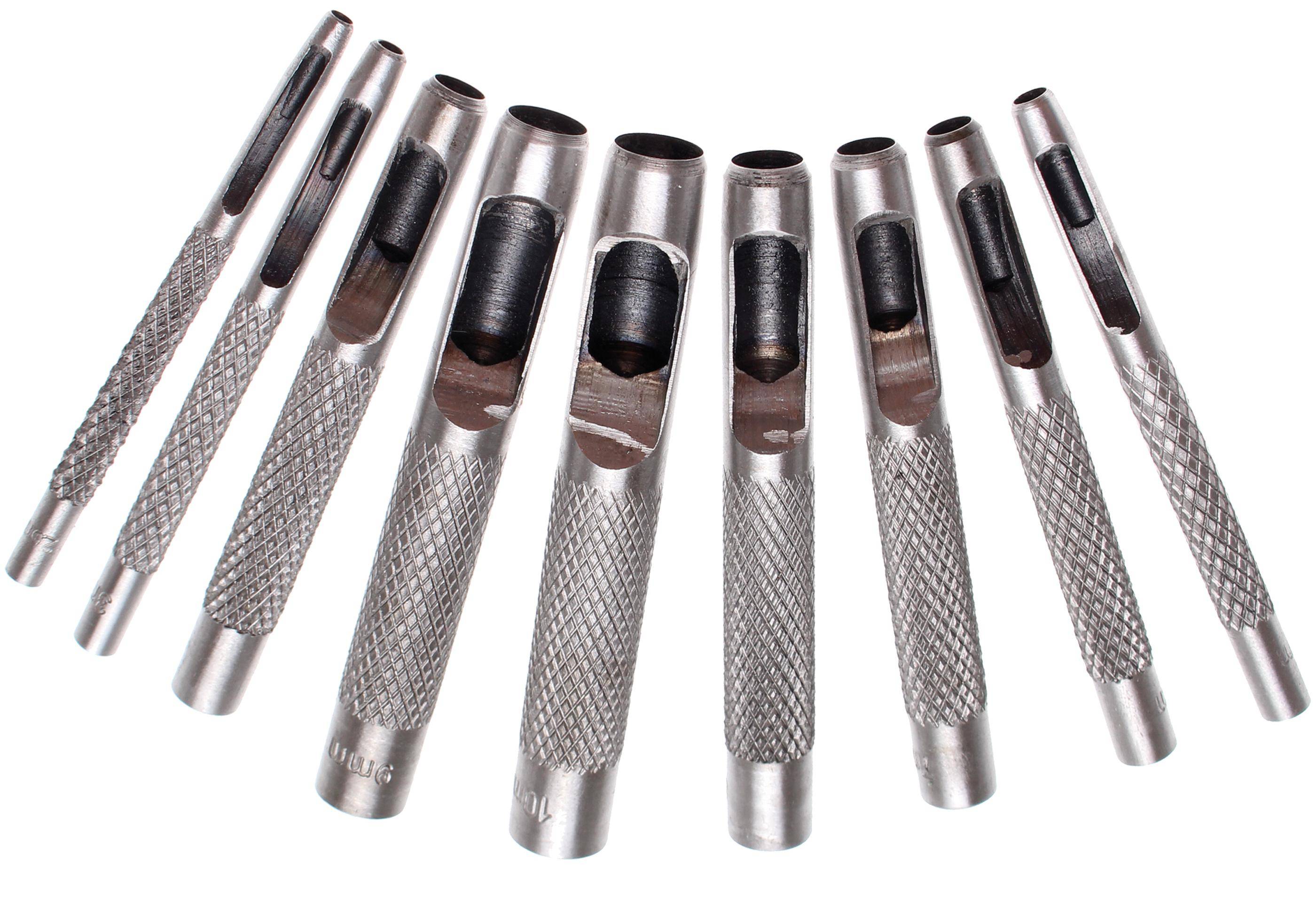 BGS Diy Locheisen-Satz | 2,5 - 10 mm | 9-tlg.