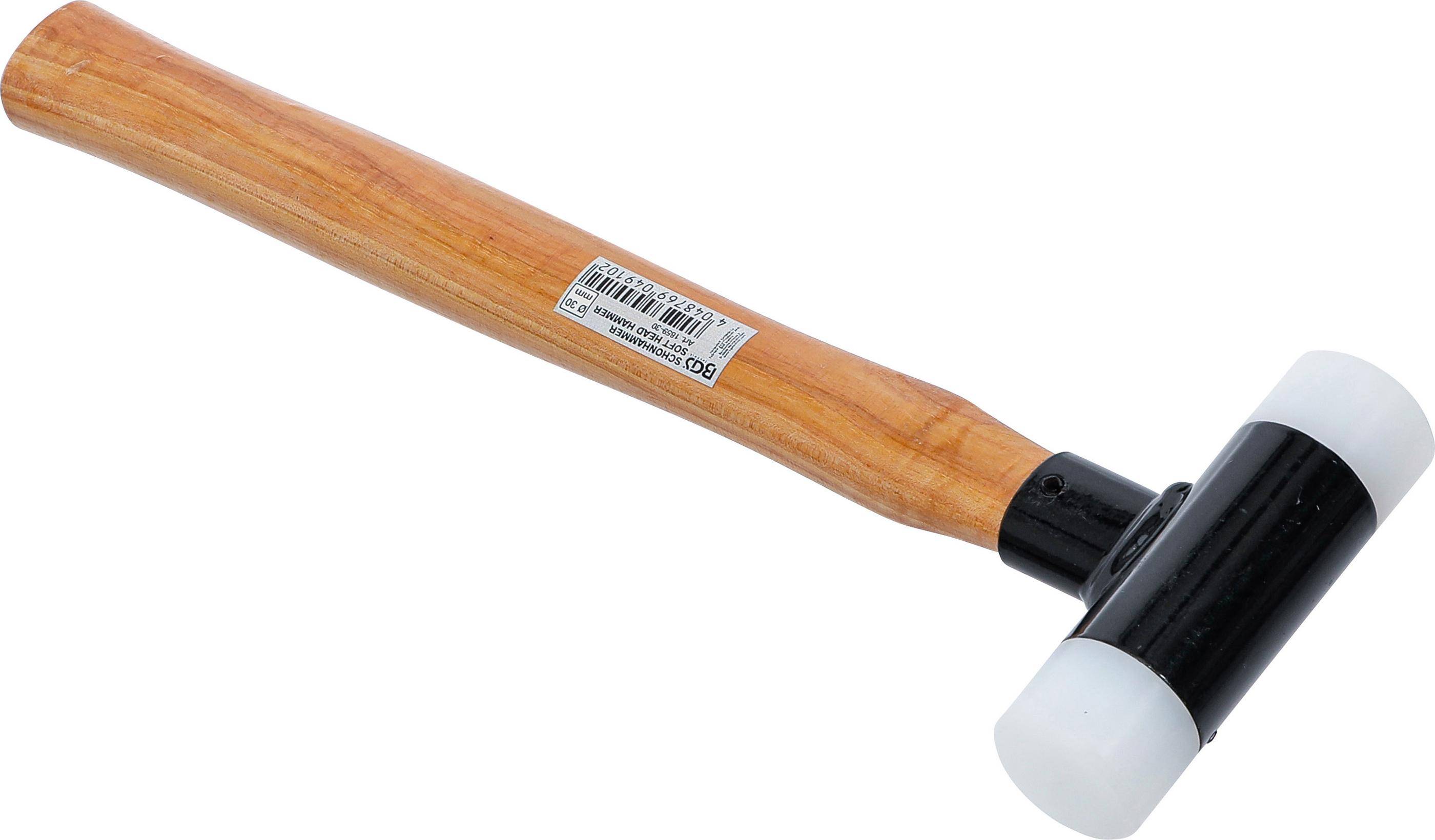 BGS Schonhammer | Hickory-Stiel | rückschlagfrei | Ø 30 mm | 300 g