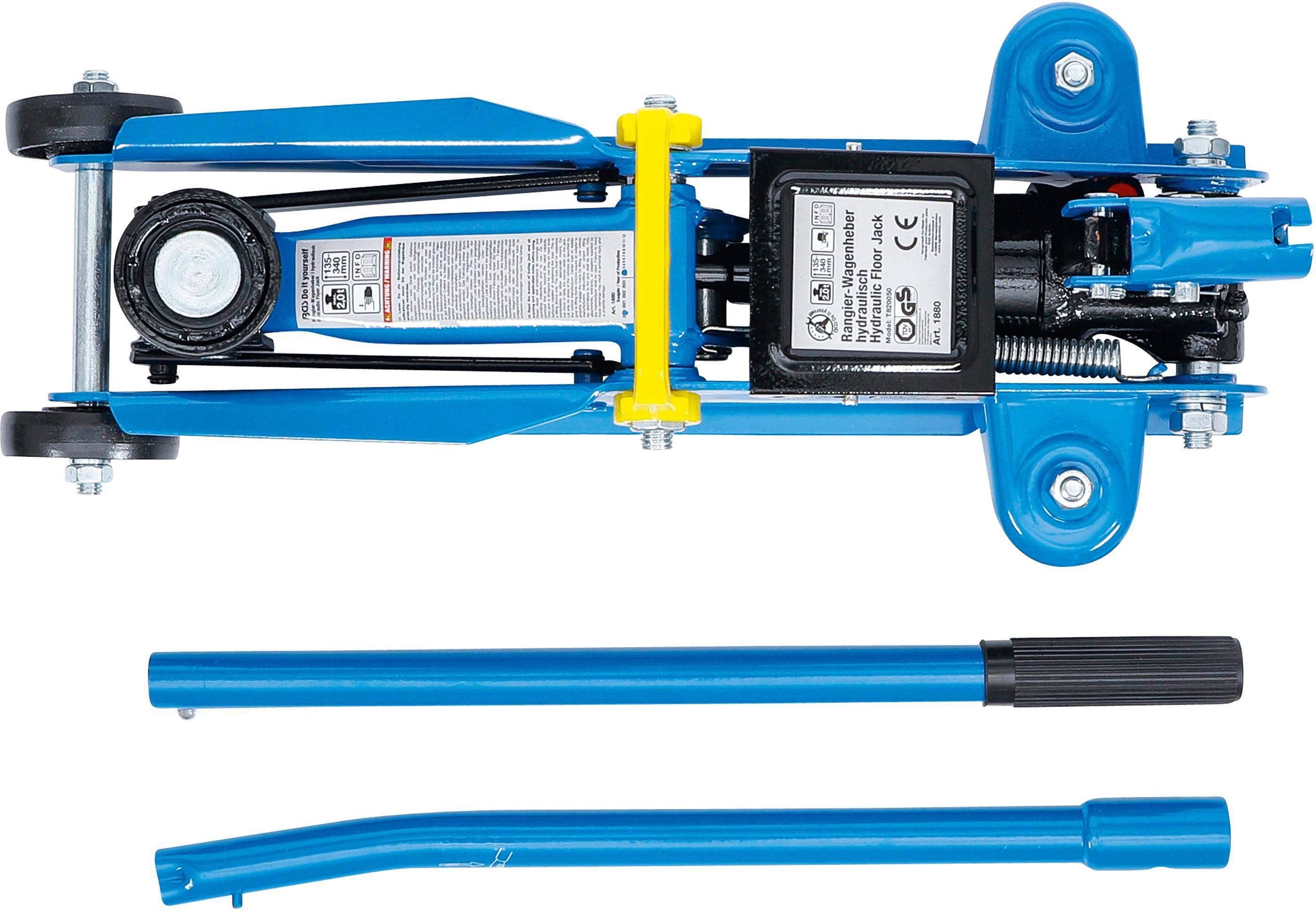 BGS Diy Rangier-Wagenheber | hydraulisch | 2 t