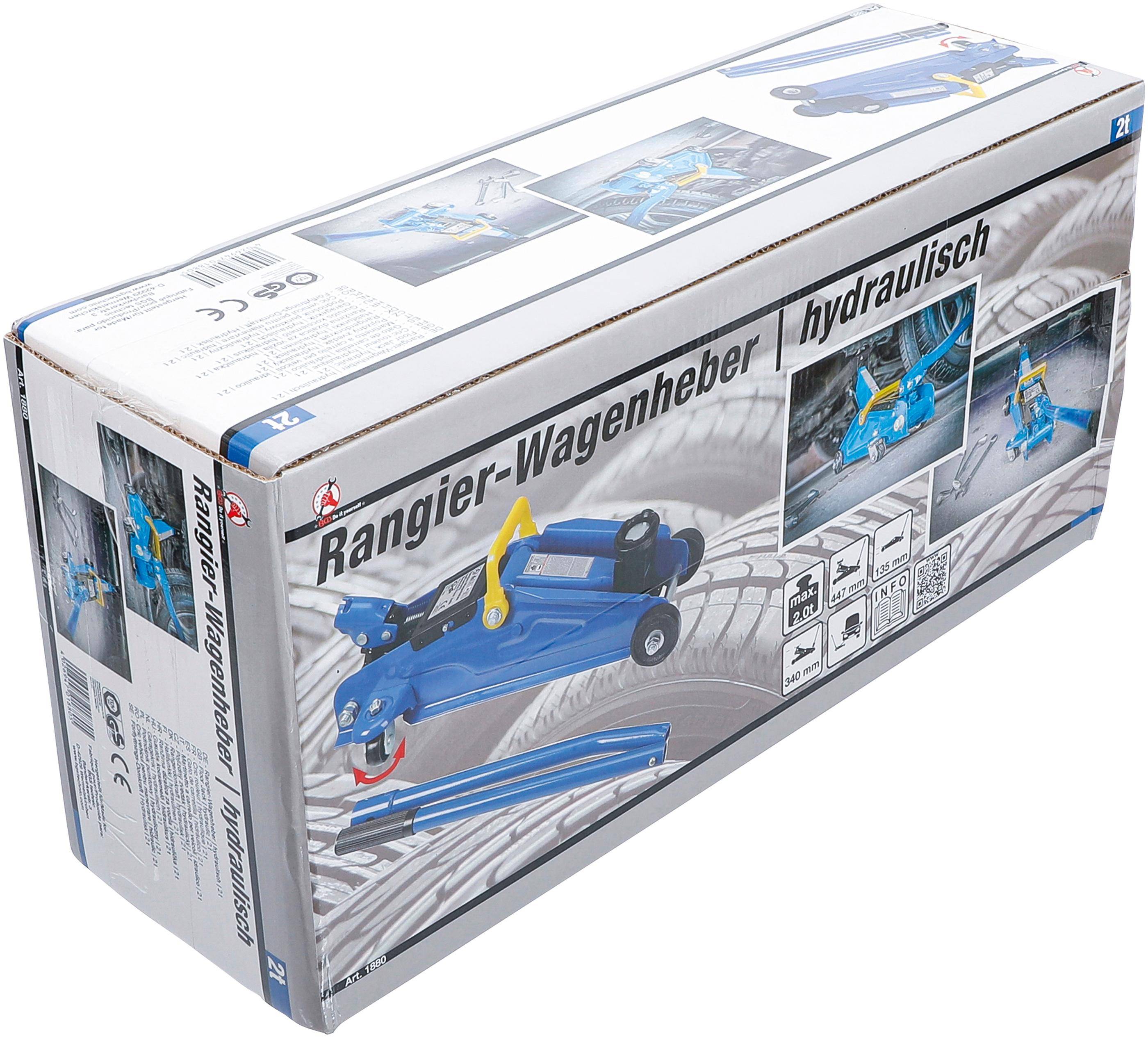 BGS Diy Rangier-Wagenheber | hydraulisch | 2 t