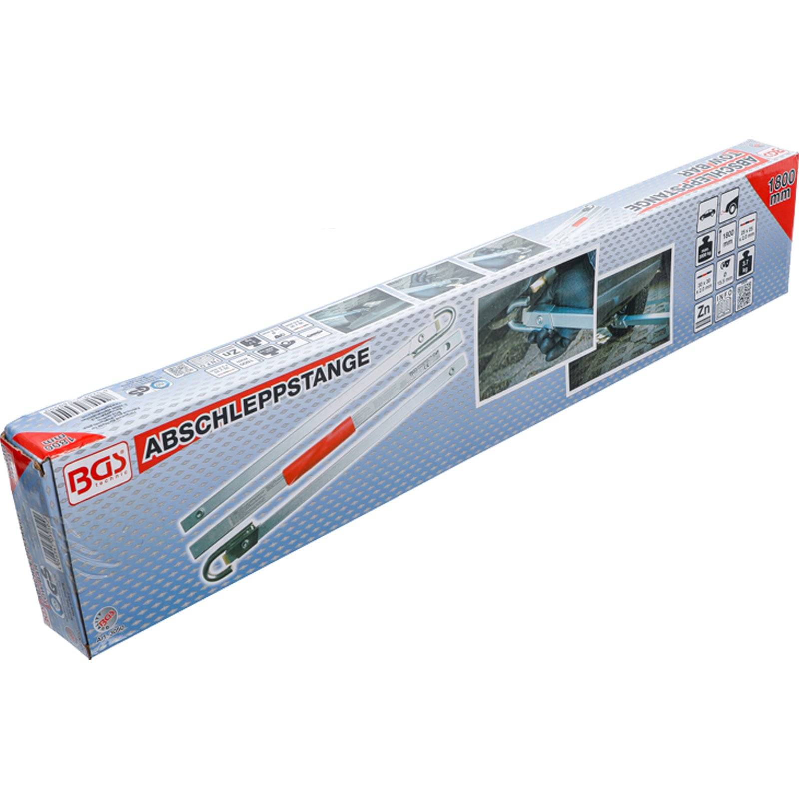 BGS Abschleppstange max. 2.000 kg 1,8 m - 3050