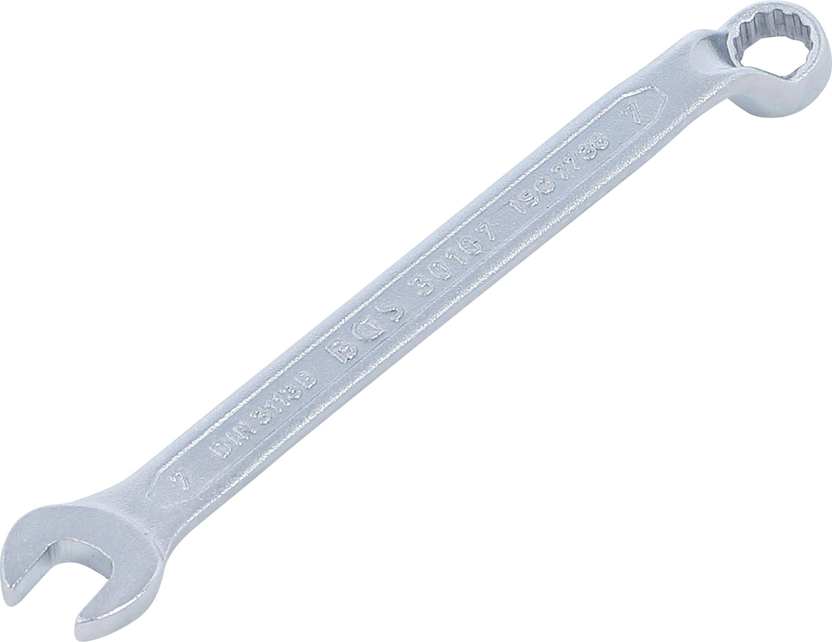 BGS technic Maul-Ringschlssel, gekrpft | SW 7 mm