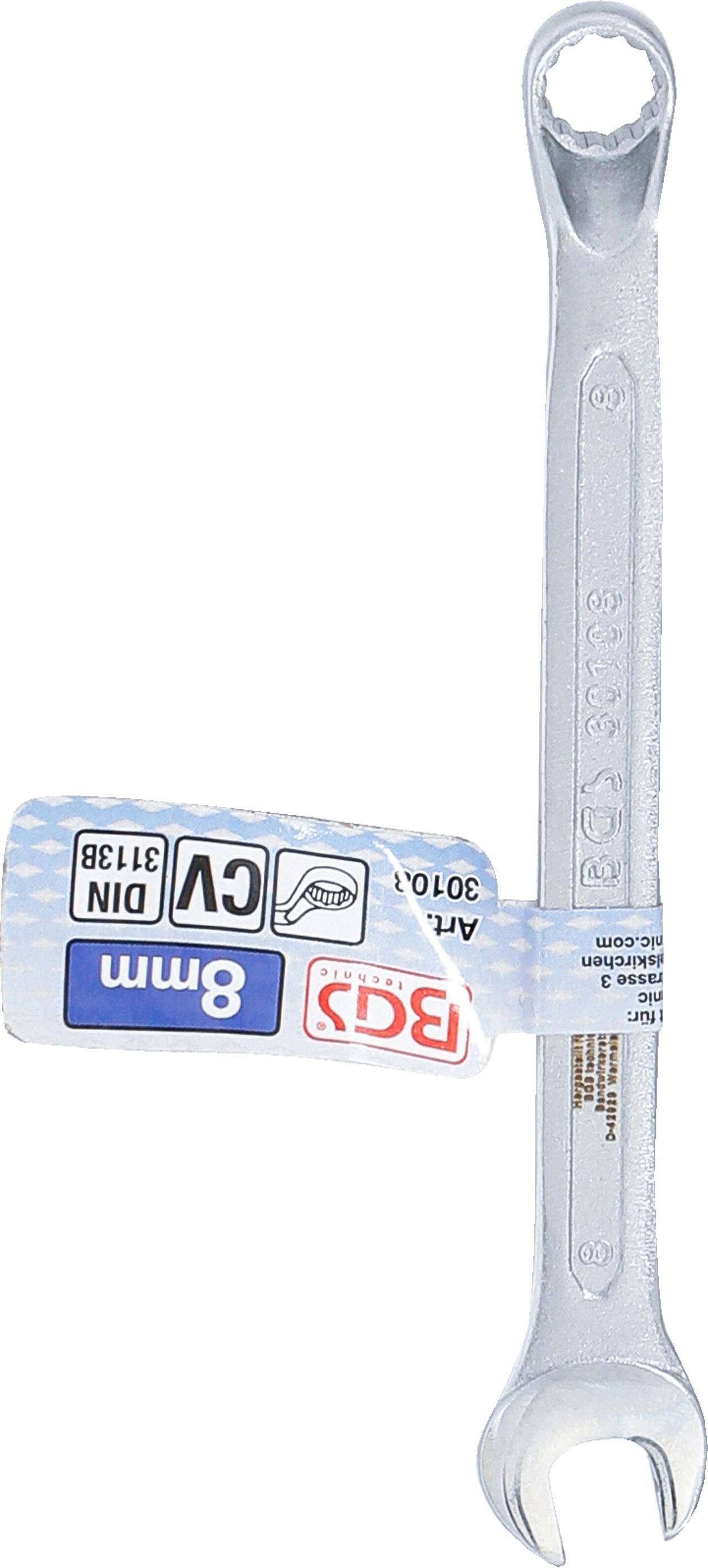 BGS technic Maul-Ringschlssel, gekrpft | SW 8 mm