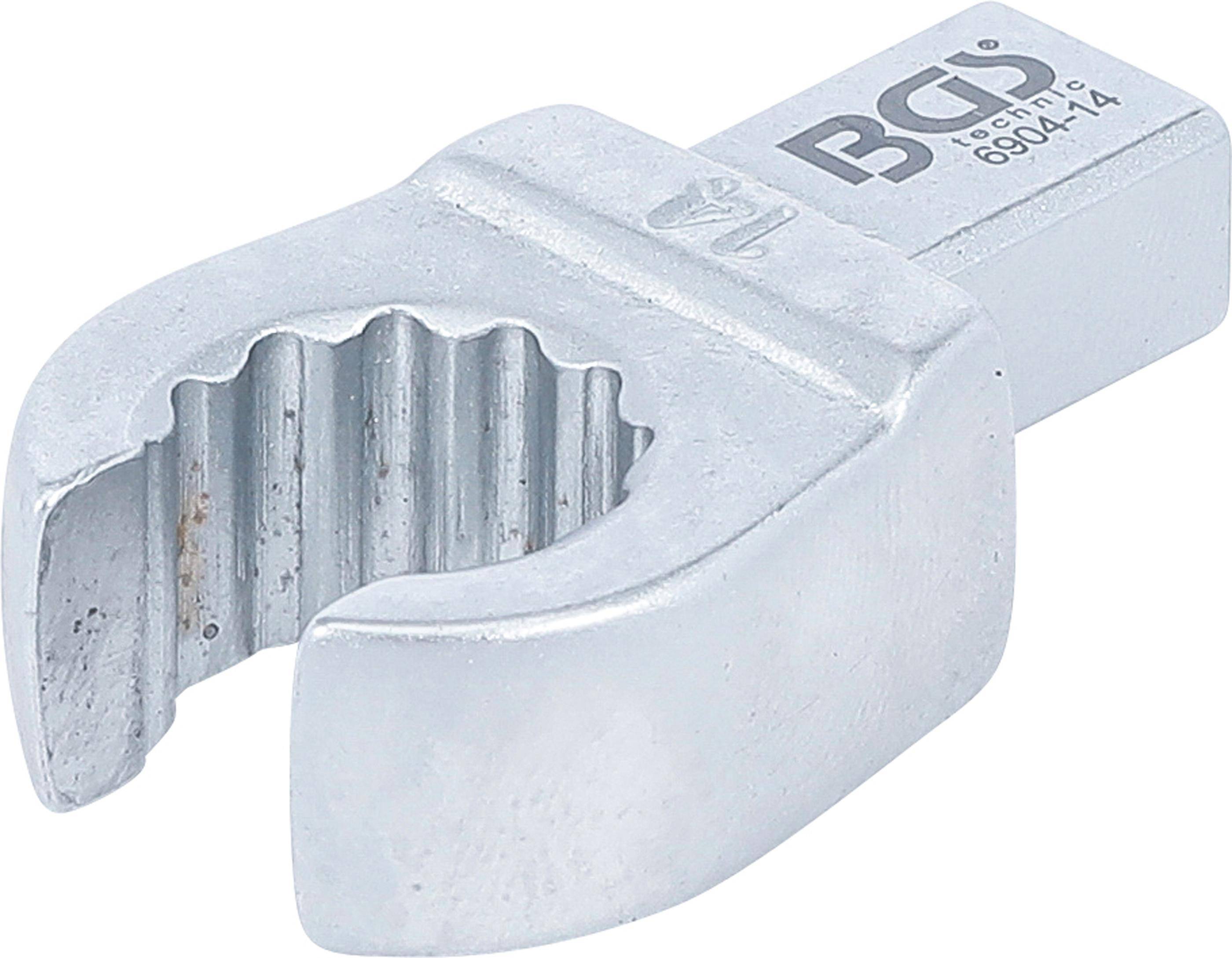 BGS technic Einsteck-Ringschlssel | offen | 14 mm | Aufnahme 9 x 12 mm