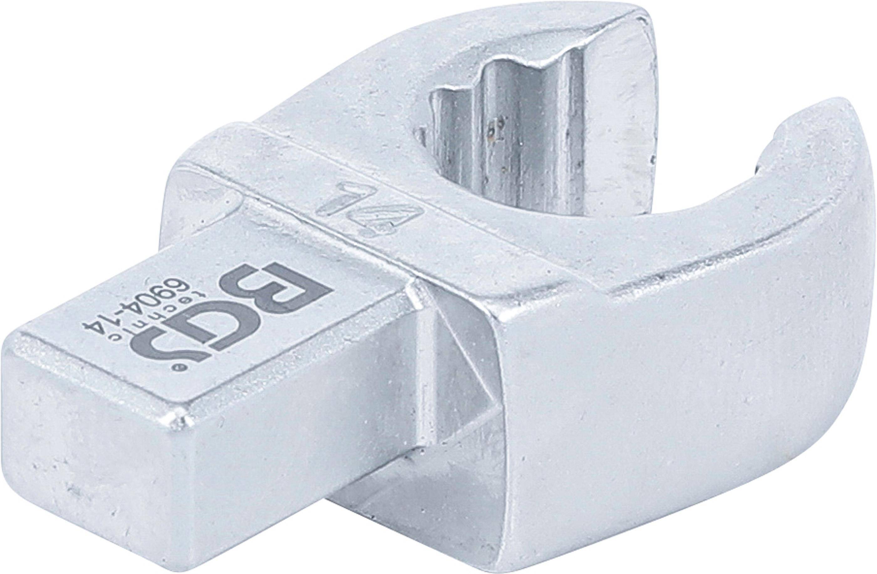 BGS technic Einsteck-Ringschlssel | offen | 14 mm | Aufnahme 9 x 12 mm