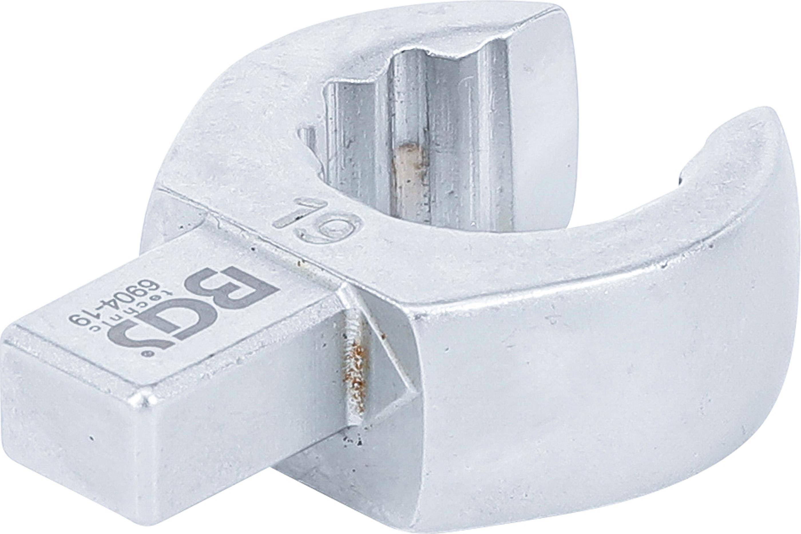 BGS technic Einsteck-Ringschlssel | offen | 19 mm | Aufnahme 9 x 12 mm