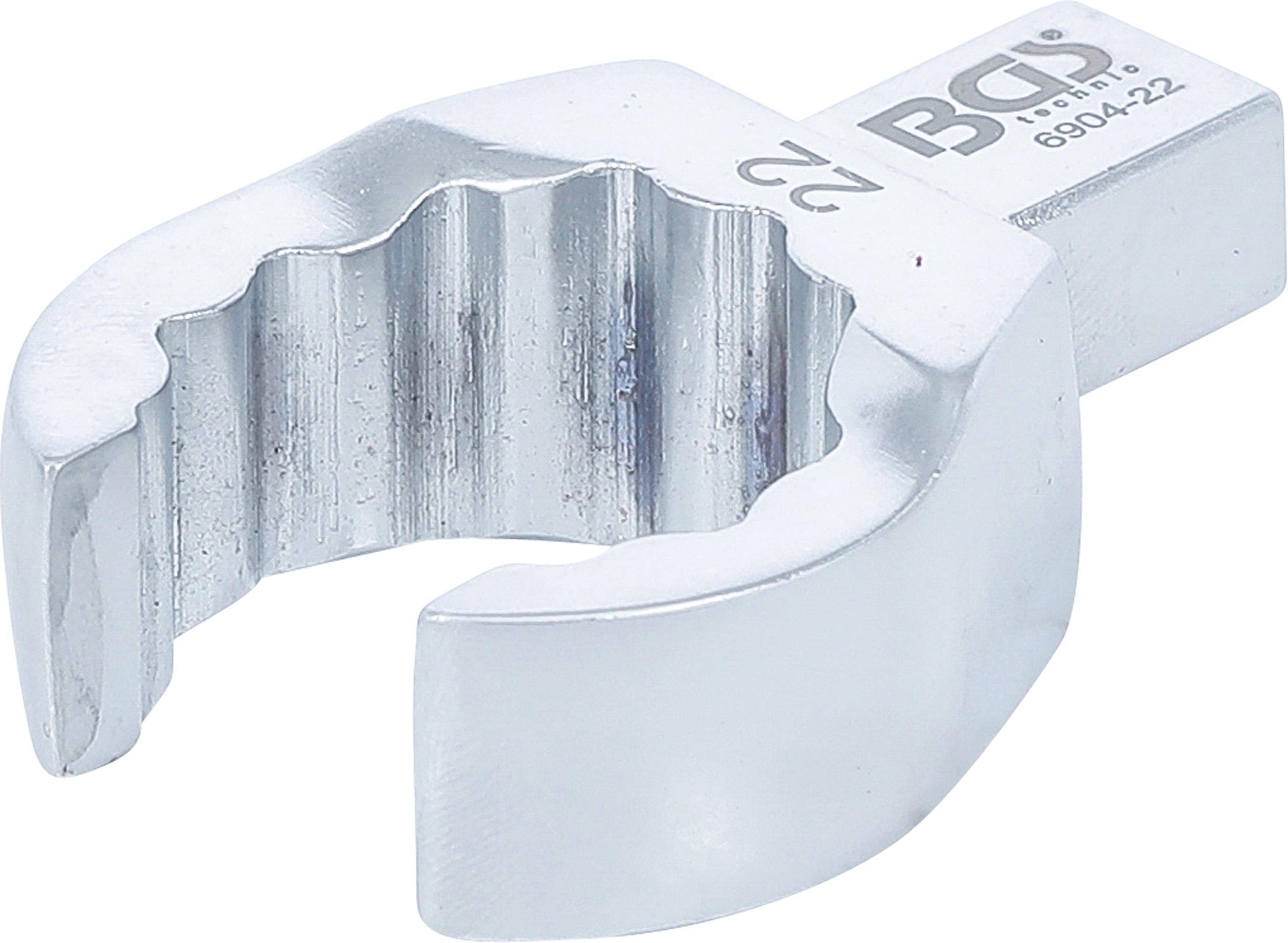BGS technic Einsteck-Ringschlssel | offen | 22 mm | Aufnahme 9 x 12 mm