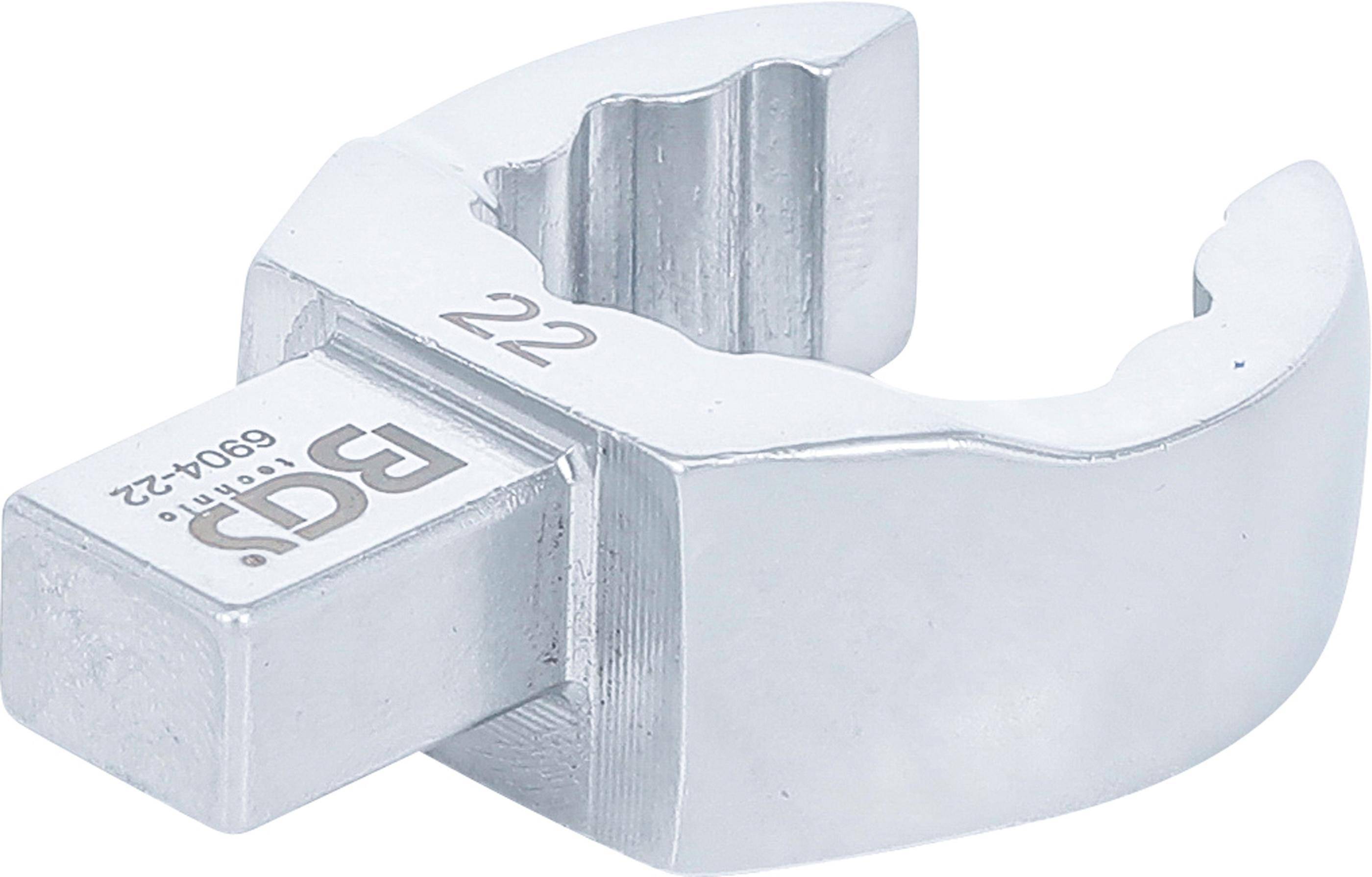 BGS technic Einsteck-Ringschlssel | offen | 22 mm | Aufnahme 9 x 12 mm