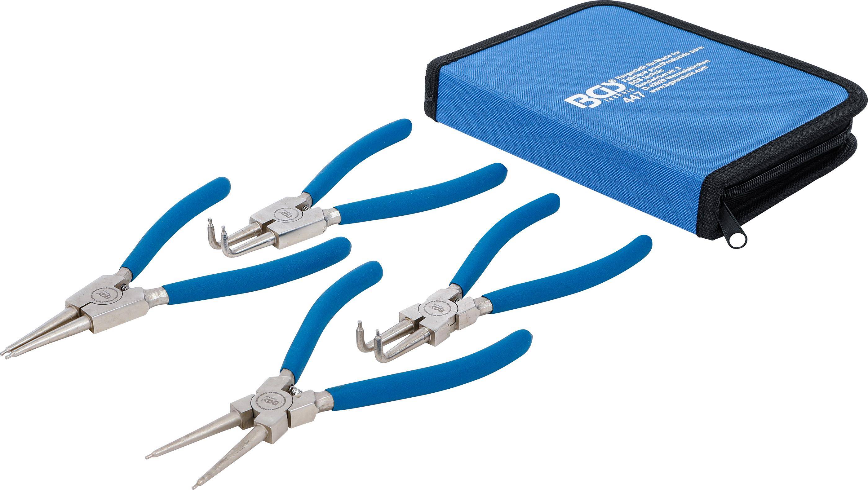 BGS technic Sprengringzangen-Satz | 175 mm | 4-tlg.