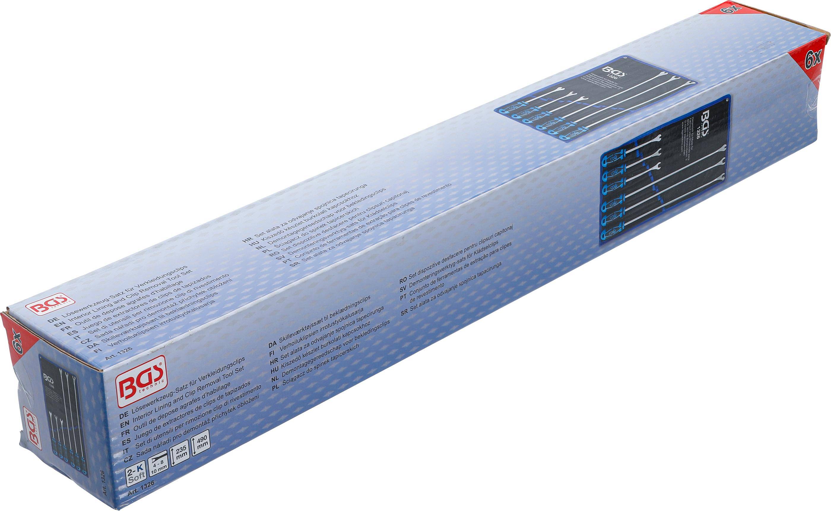 BGS technic Lsewerkzeug-Satz fr Verkleidungsclips