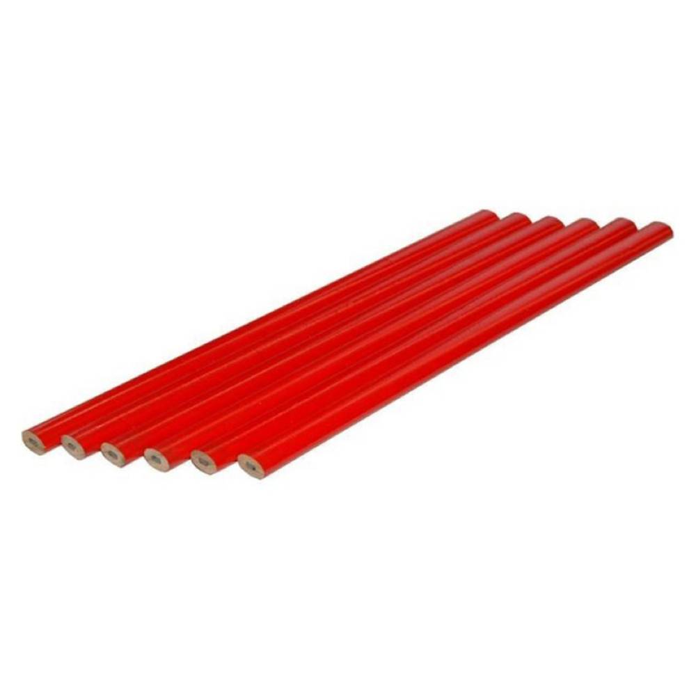 BGS Zimmermannsbleistifte, 250 mm, 6 teilig