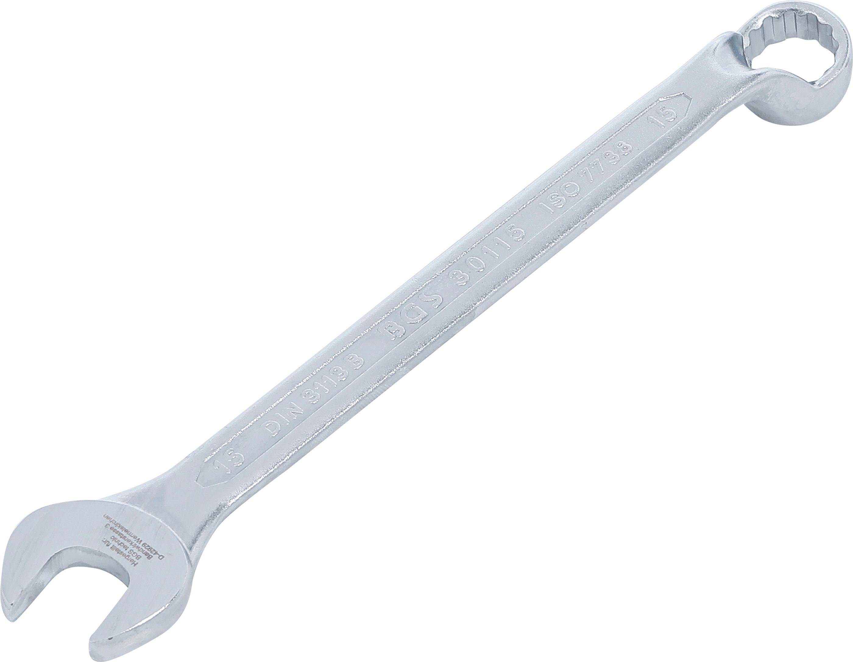 BGS technic Maul-Ringschlssel, gekrpft | SW 15 mm
