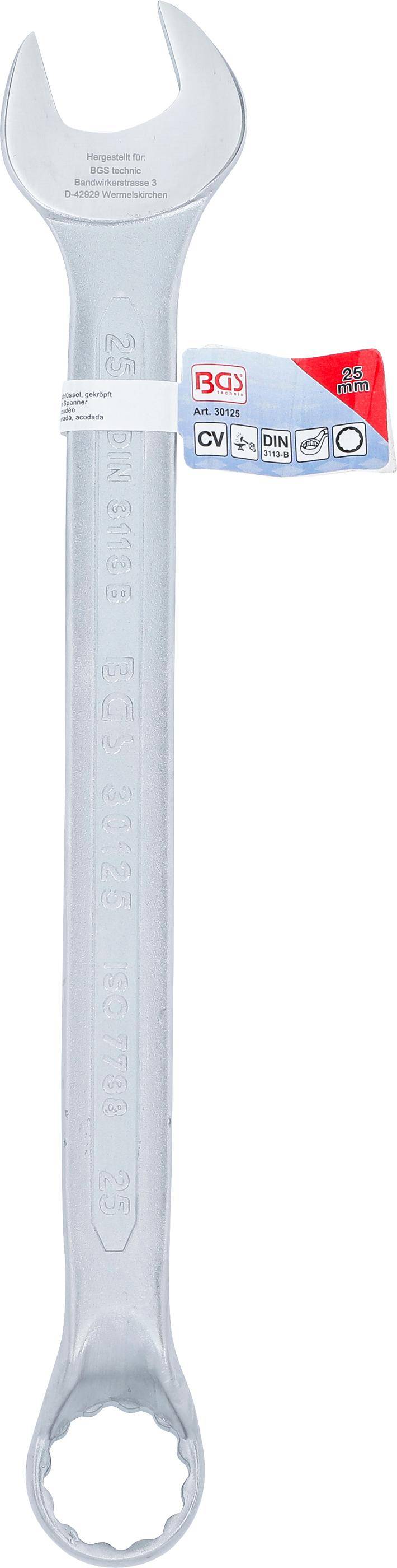 BGS technic Maul-Ringschlssel, gekrpft | SW 25 mm