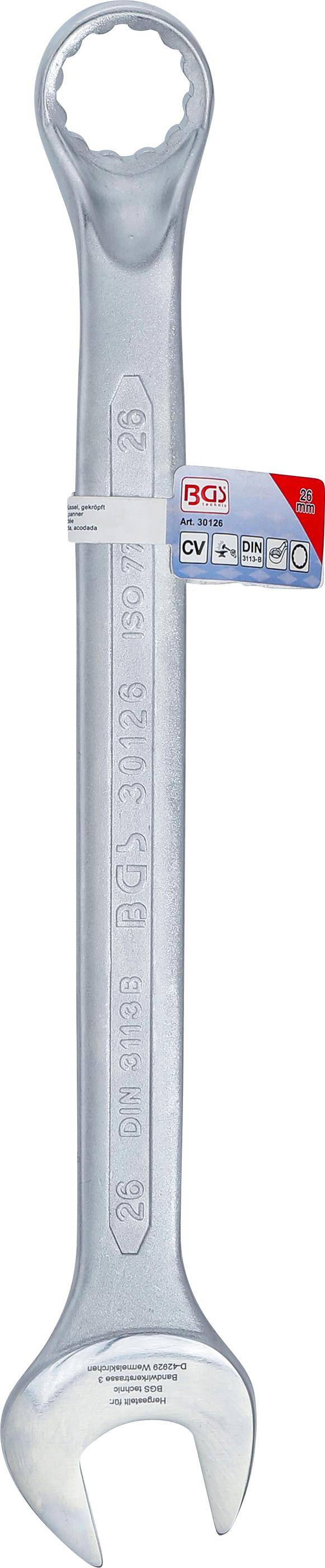 BGS technic Maul-Ringschlssel, gekrpft | SW 26 mm