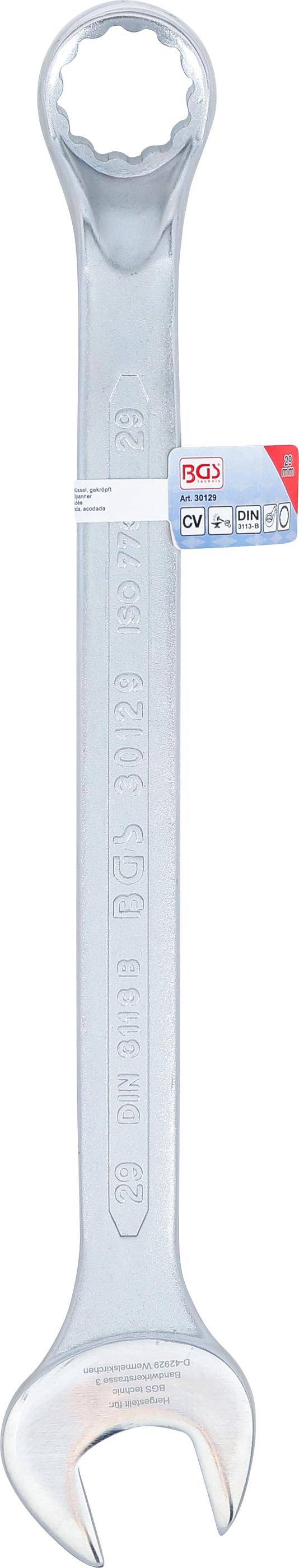 BGS technic Maul-Ringschlssel, gekrpft | SW 29 mm
