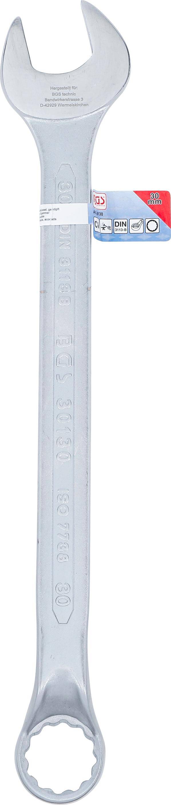 BGS technic Maul-Ringschlssel, gekrpft | SW 30 mm