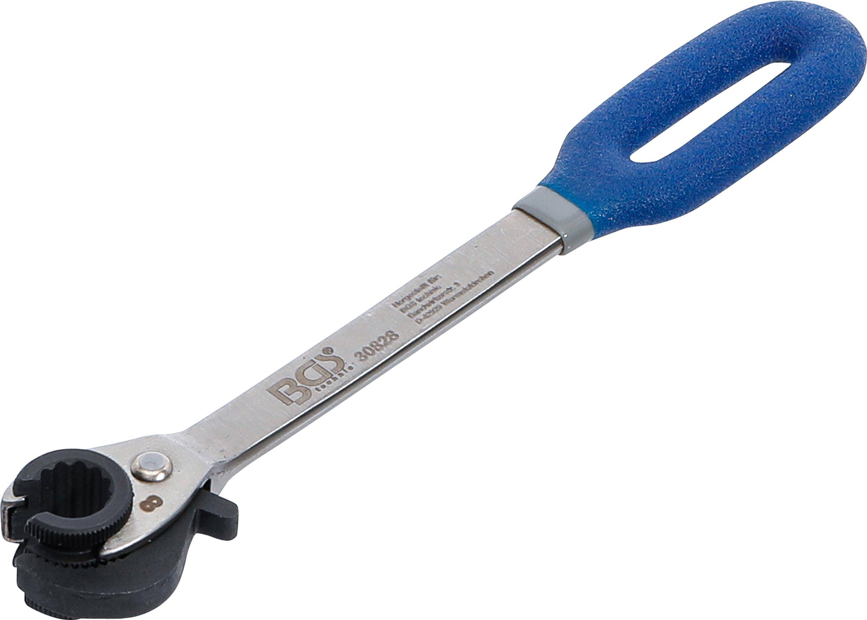 BGS Ratschen-Ringschlssel, offen | SW 8 mm