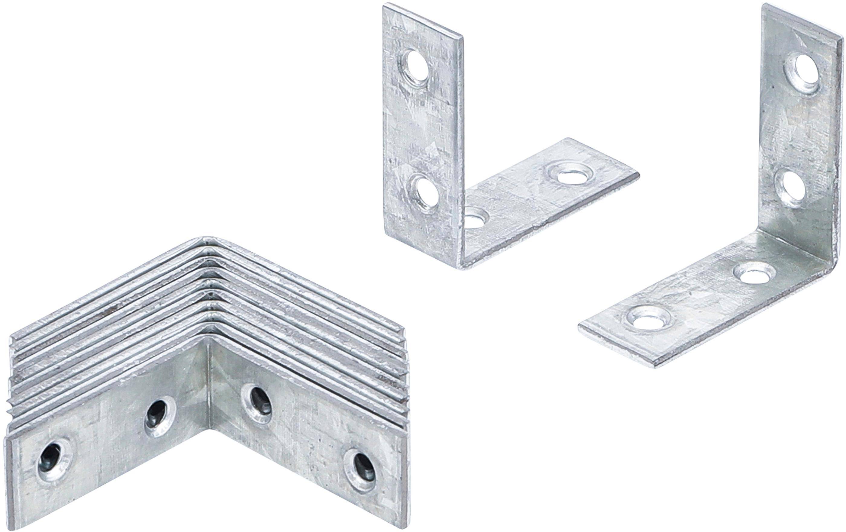 BGS Diy Stuhlwinkel | 40 x 40 x 15 mm | 12-tlg.