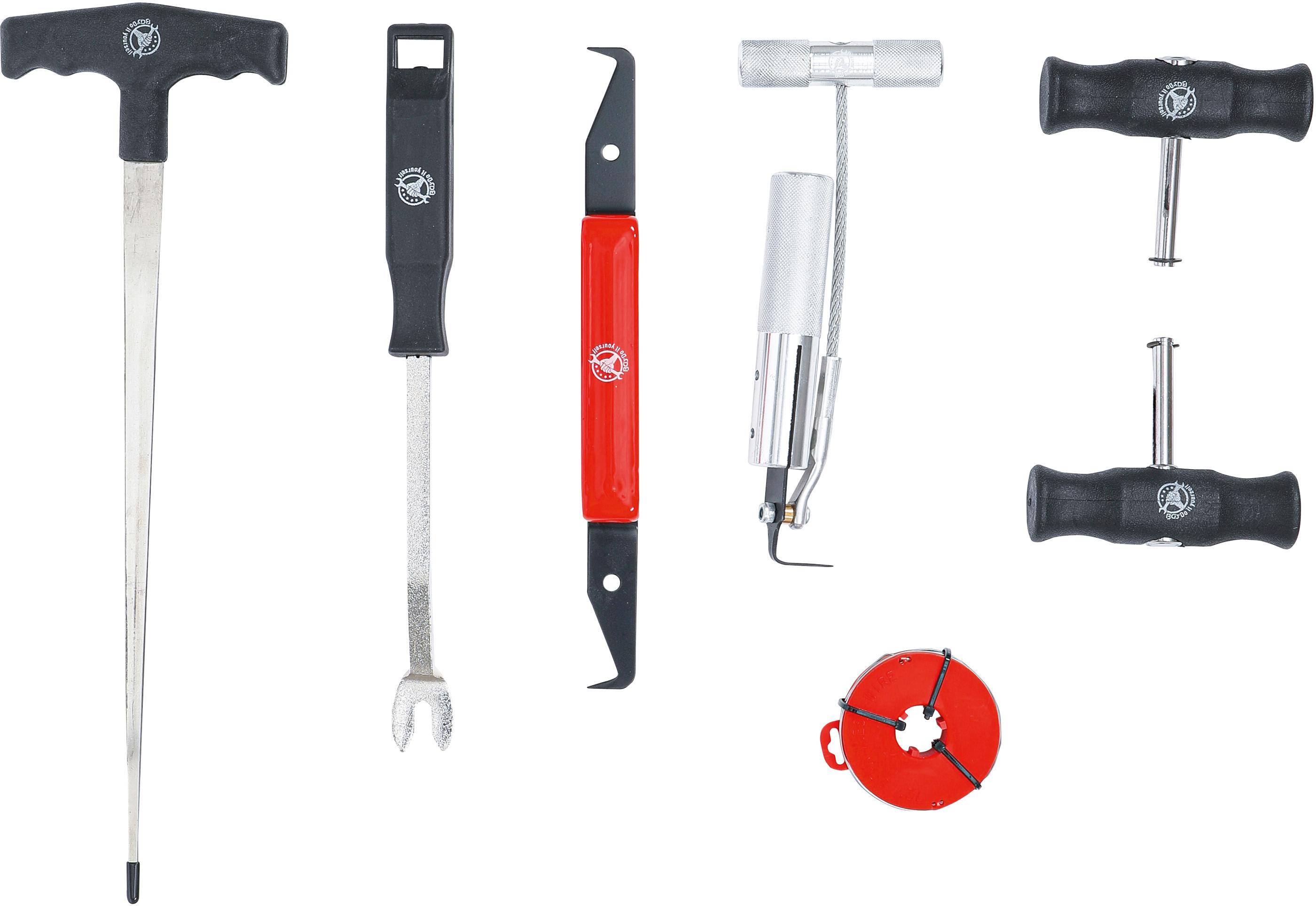 BGS Do It Yourself Windschutzscheiben-Ausbau-Satz | 7-tlg.