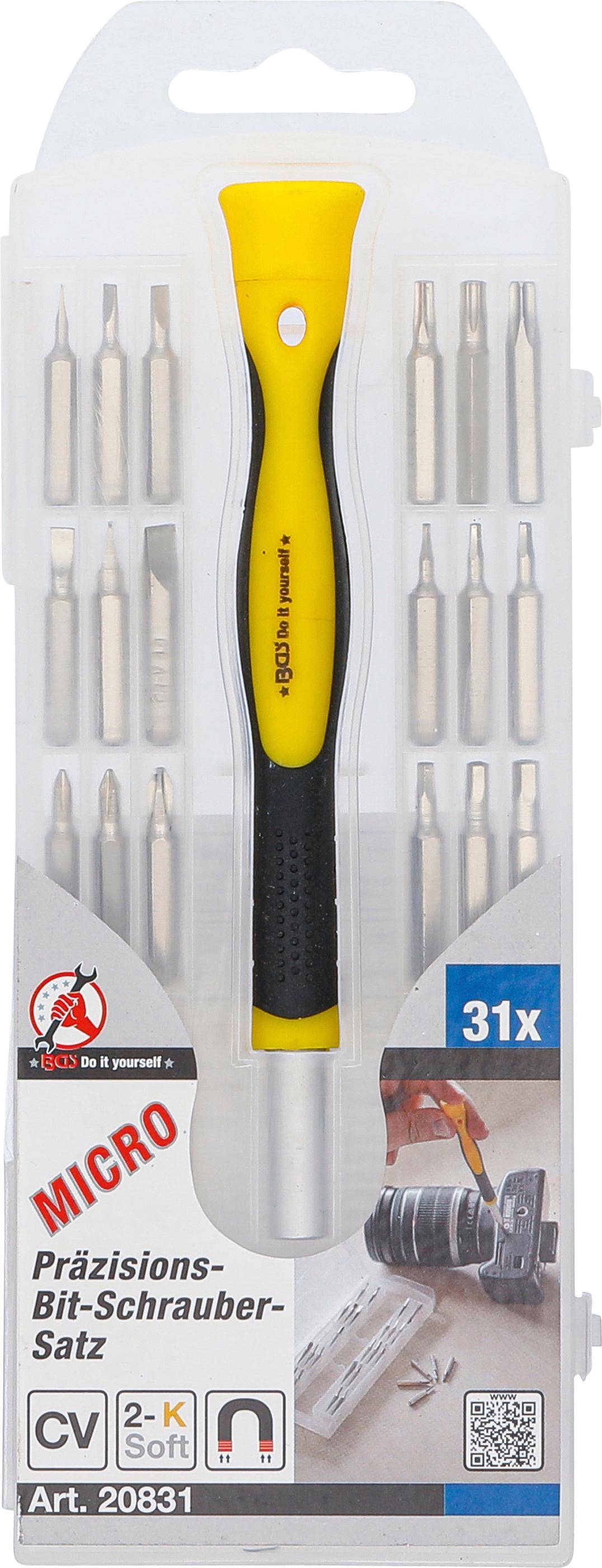 BGS Do It Yourself Przisions-Bit-Schrauber-Satz | 31-tlg.
