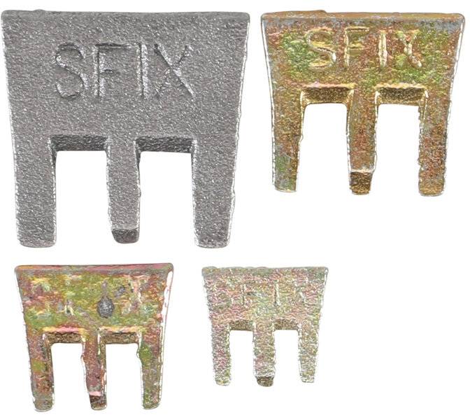 Krallenkeile-Sortiment S-Fix 4-tlg.