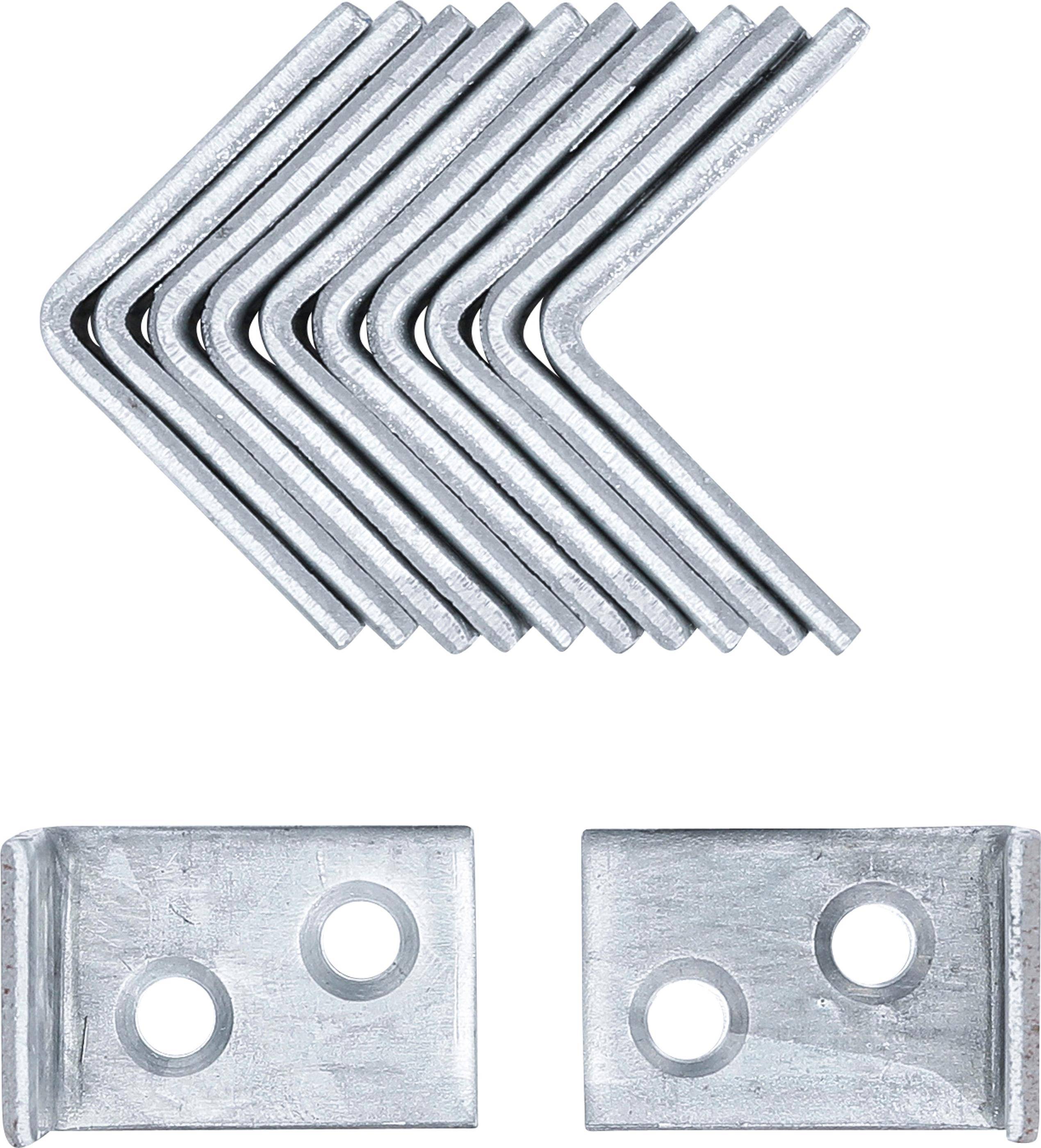 BGS Diy Stuhlwinkel | 25 x 25 x 15 mm | 12-tlg.