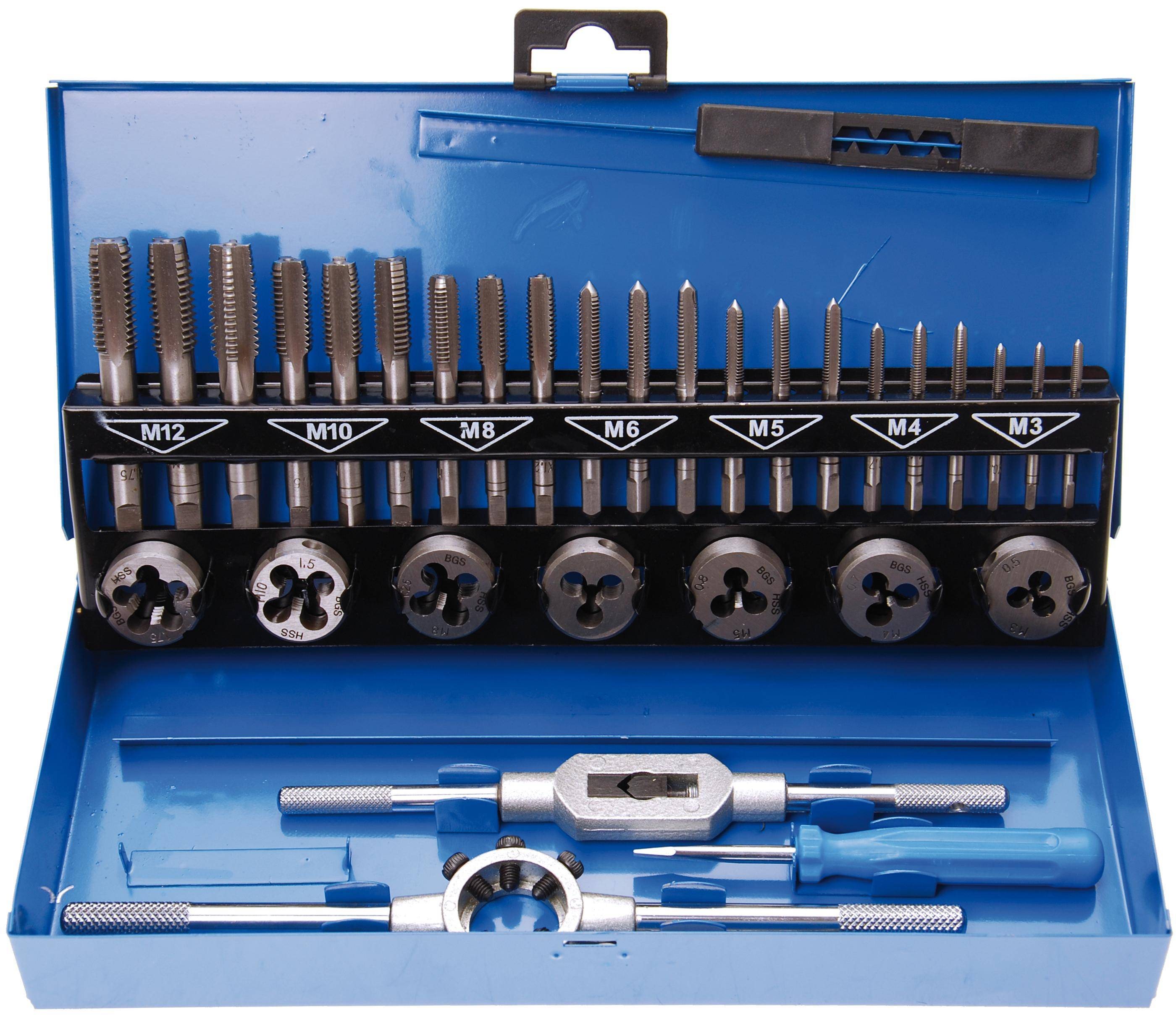 BGS Gewindeschneid-Satz | M3 - M12 | 32-tlg.