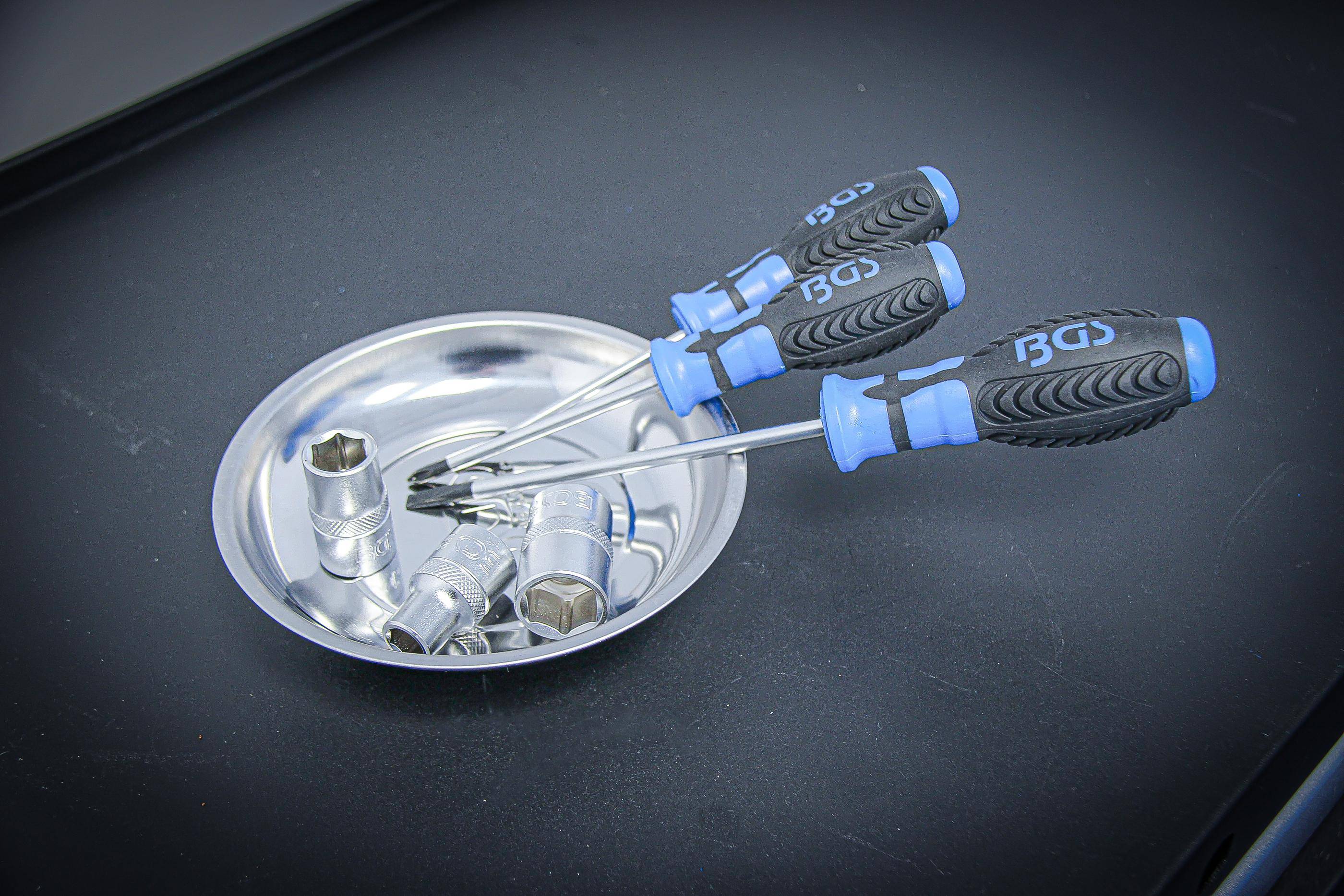 BGS technic Magnet-Haftschale | Edelstahl | 150 mm
