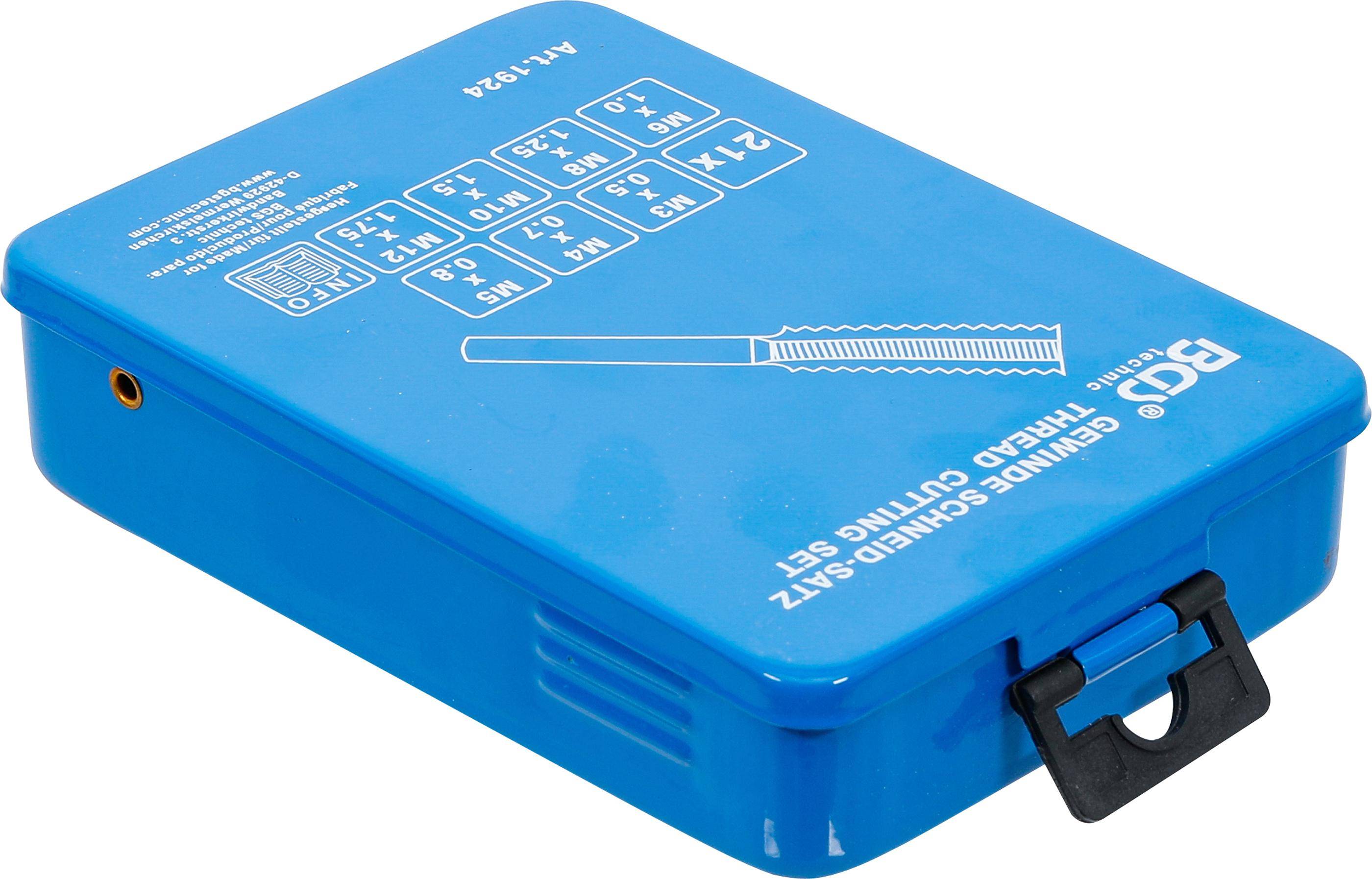 BGS technic Gewindeschneid-Satz | M3 - M12 | 21-tlg.